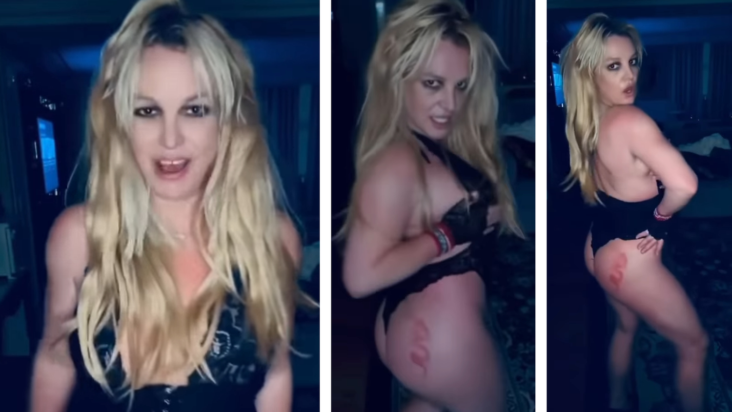 Britney Spears fällt wieder mit ihren Videos auf.