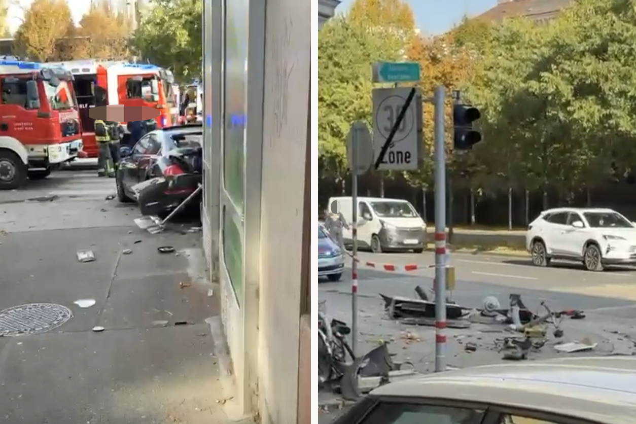Bei dem Unfall wurden mehrere Personen verletzt.