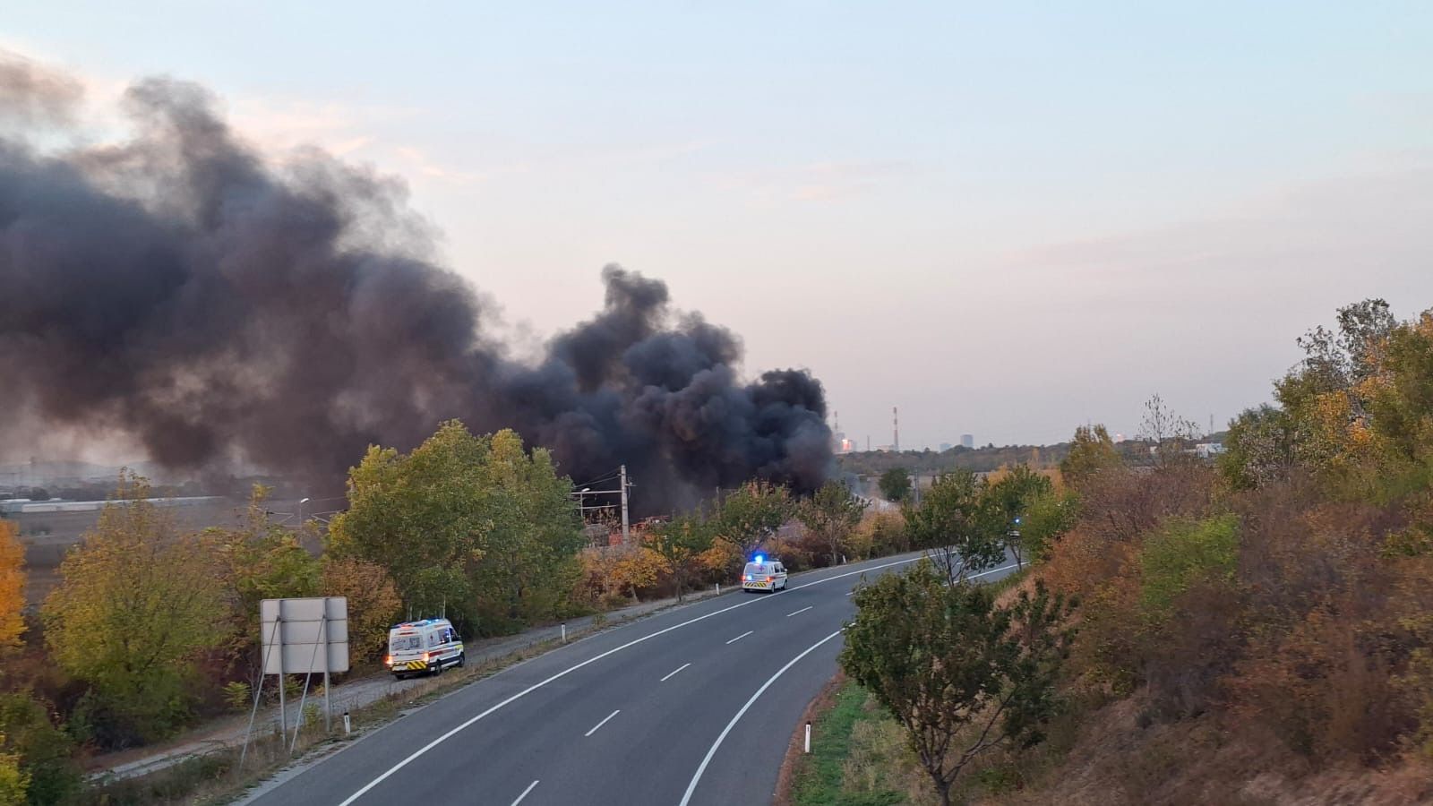 Brand eines Güterwaggons bei Rannersdorf