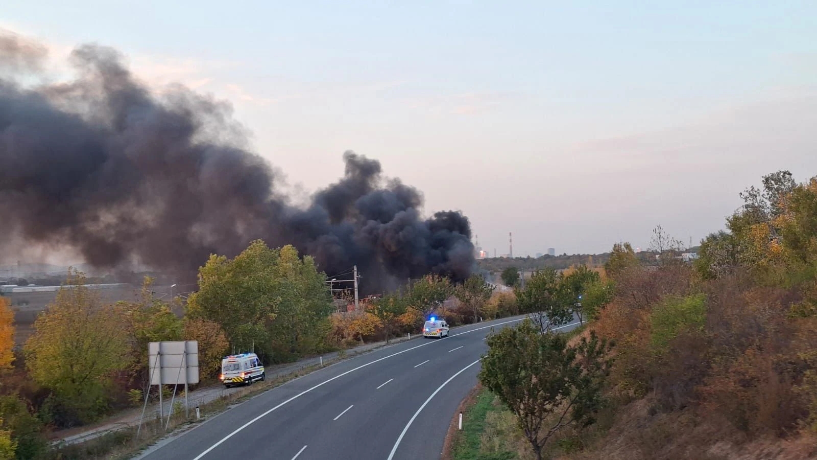 Brand eines Güterwaggons bei Rannersdorf