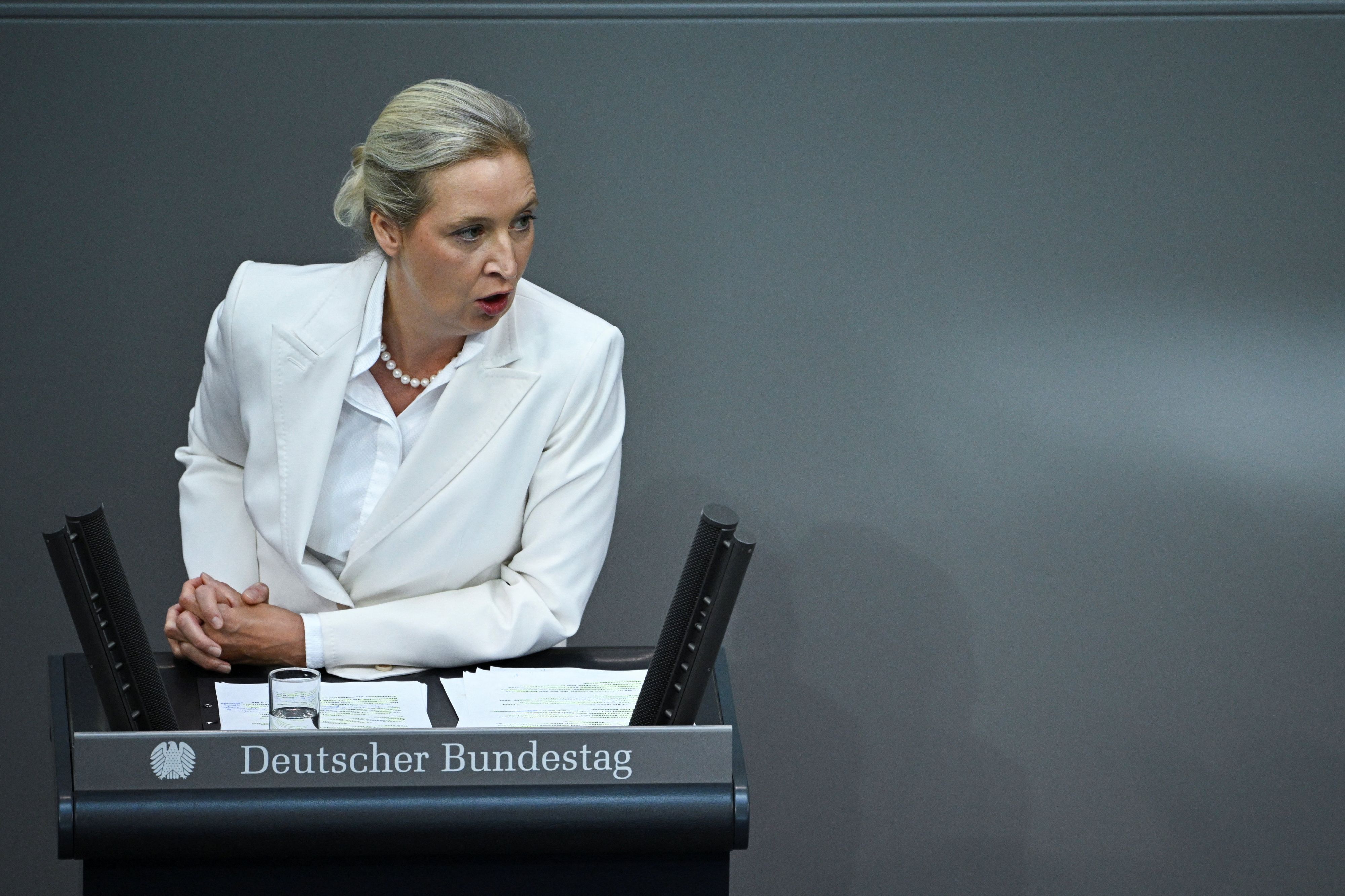 Alice Weidel - hier bei einer Rede im Deutschen Bundestag (Archivfoto)