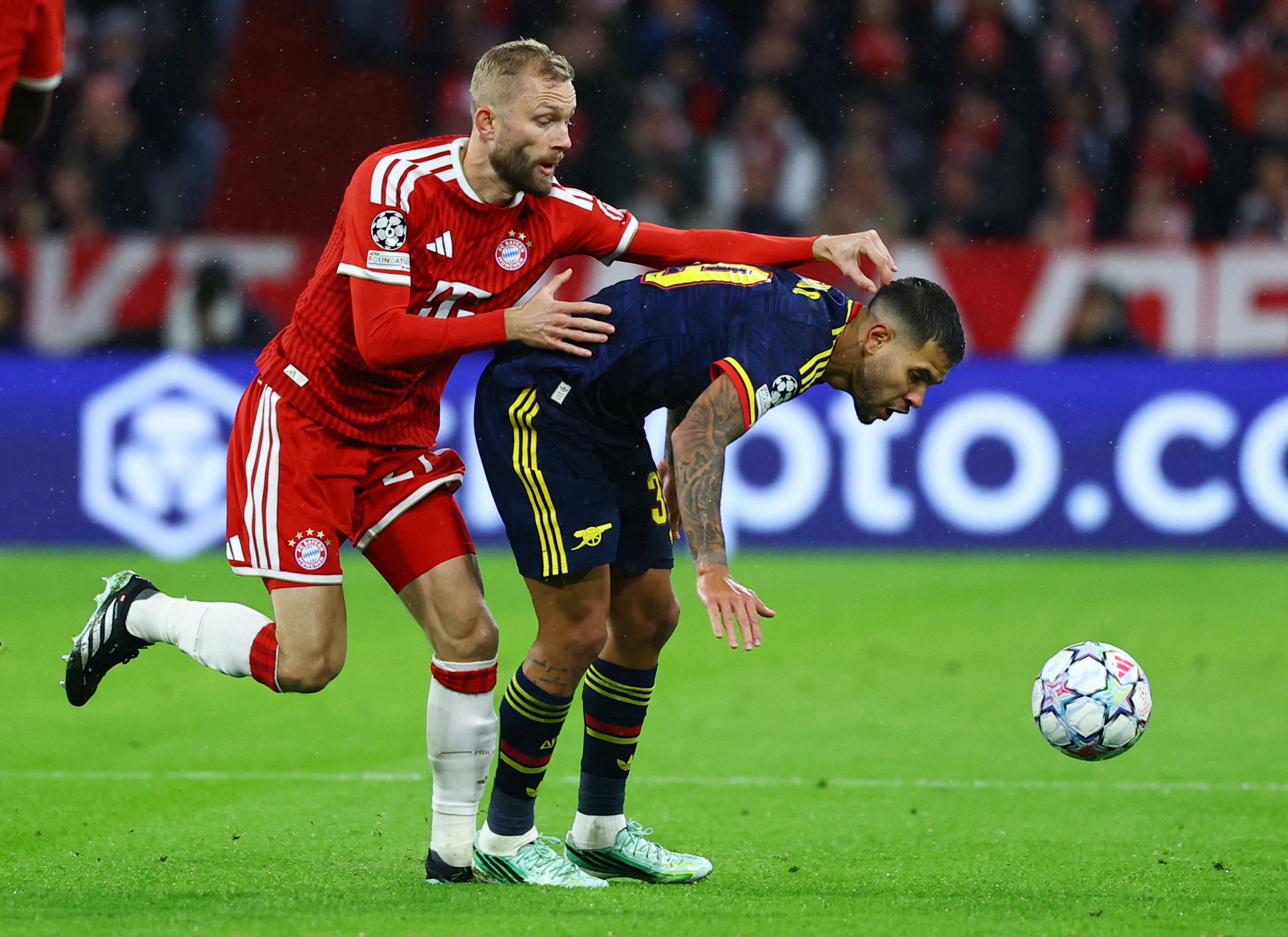 Laimer gegen Arsenal