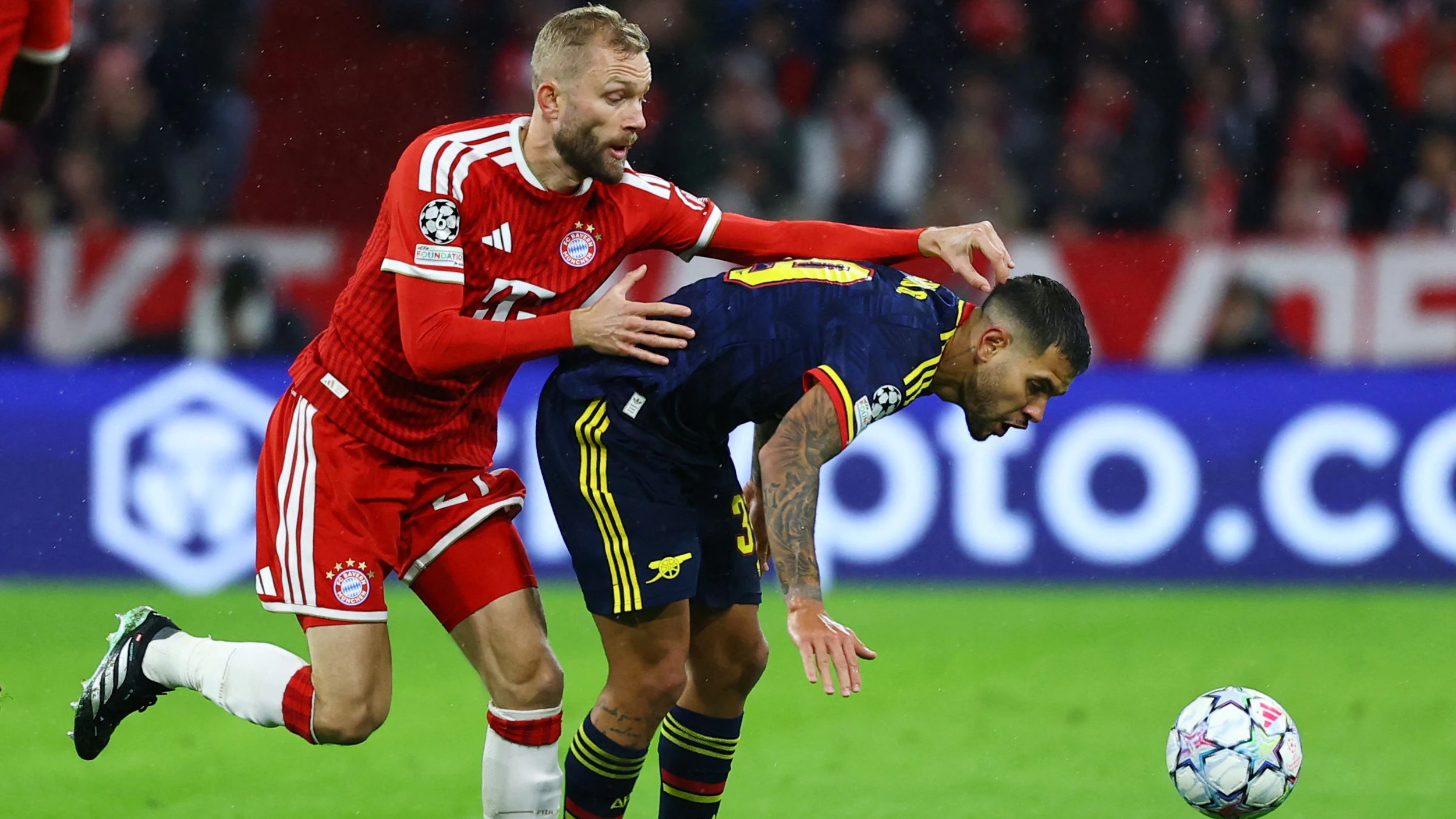 Laimer gegen Arsenal