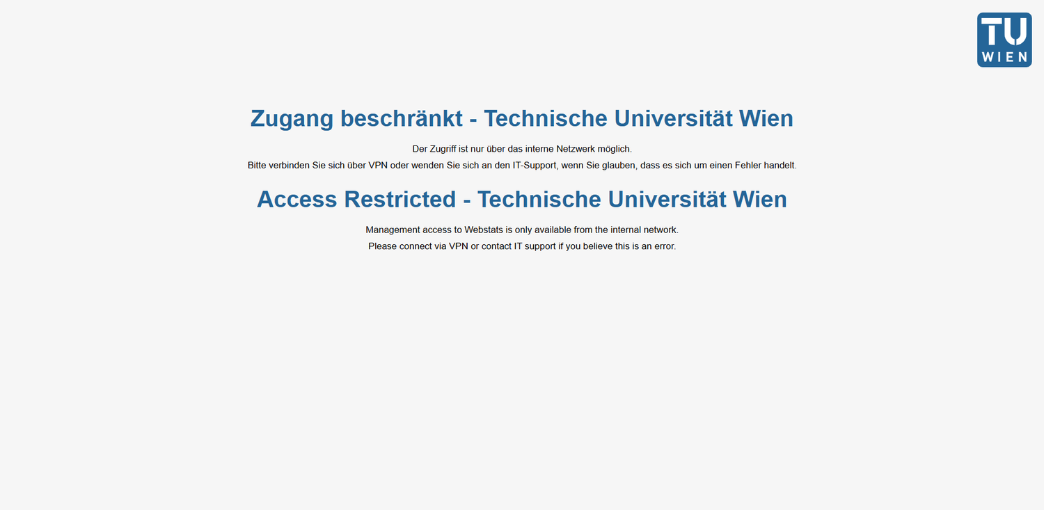 Zahlreiche Webseiten wie die TU Wien haben ihre Webseiten aus Sicherheitsgründen offline genommen.