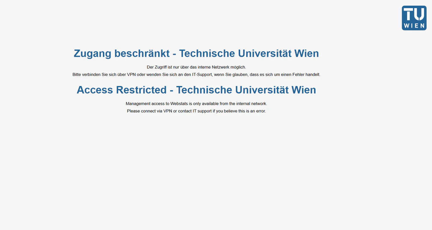 Zahlreiche Webseiten wie die TU Wien haben ihre Webseiten aus Sicherheitsgründen offline genommen.
