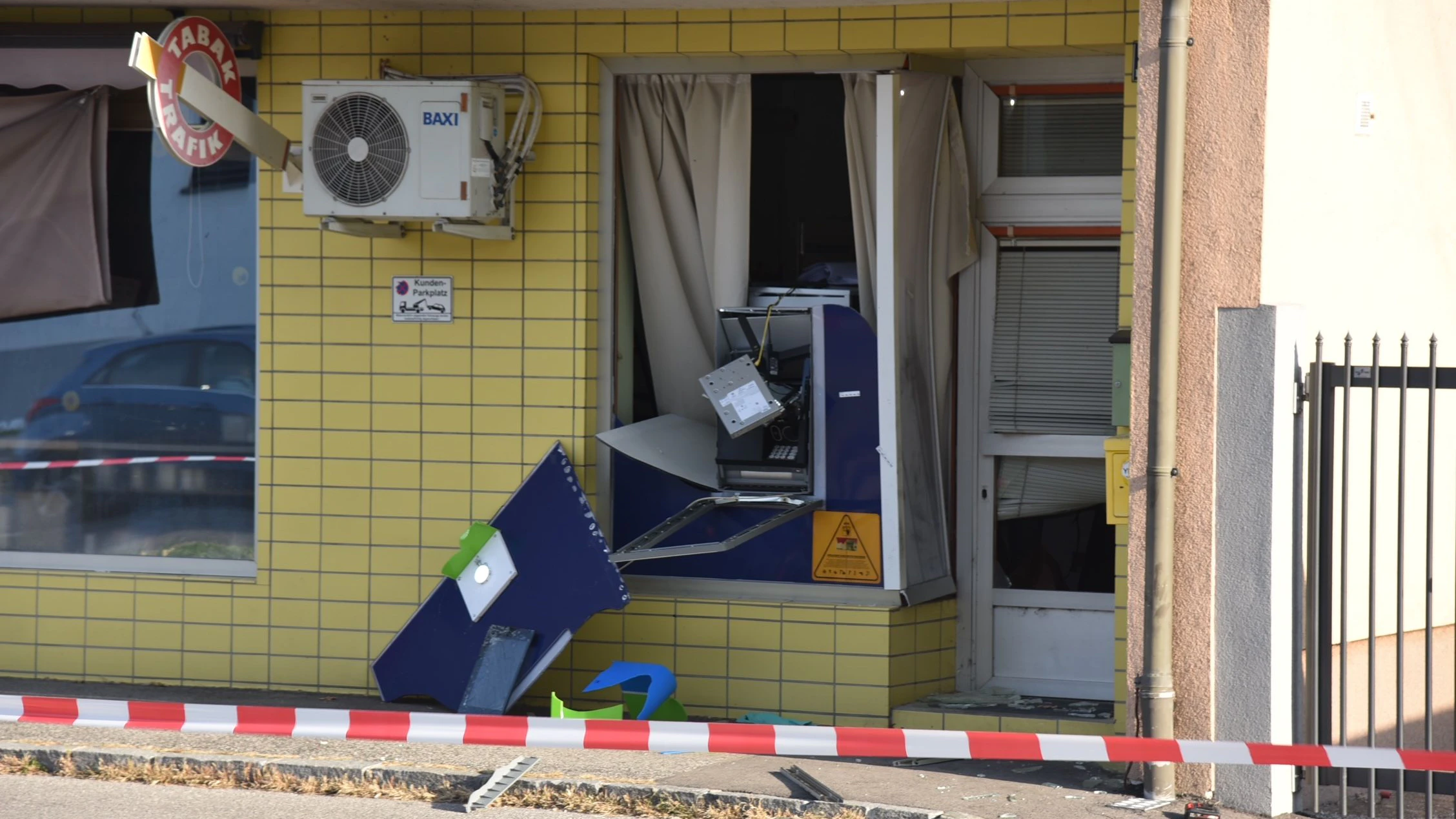 Bankomat in Wolfsthal gesprengt