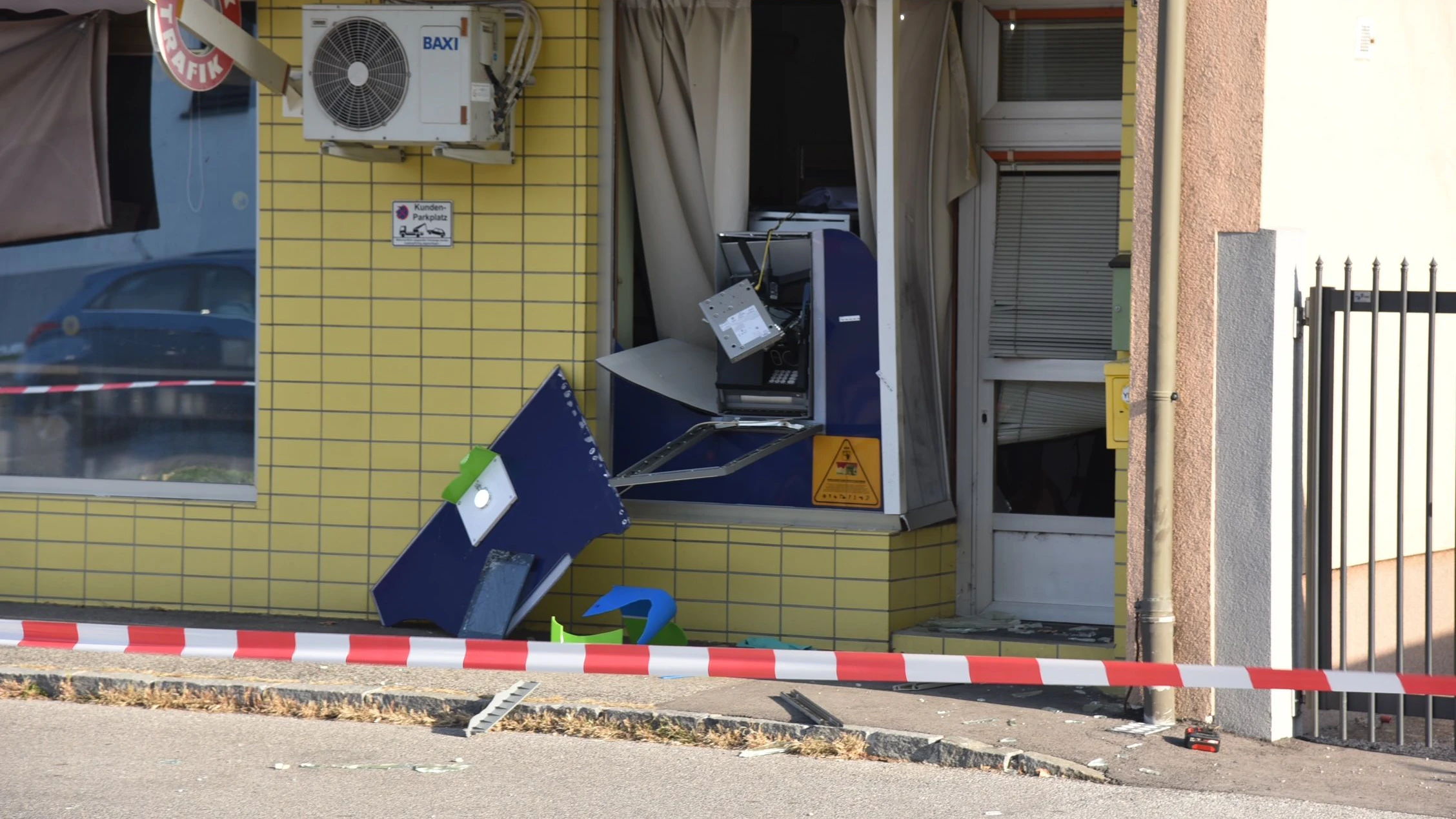 Bankomat in Wolfsthal gesprengt
