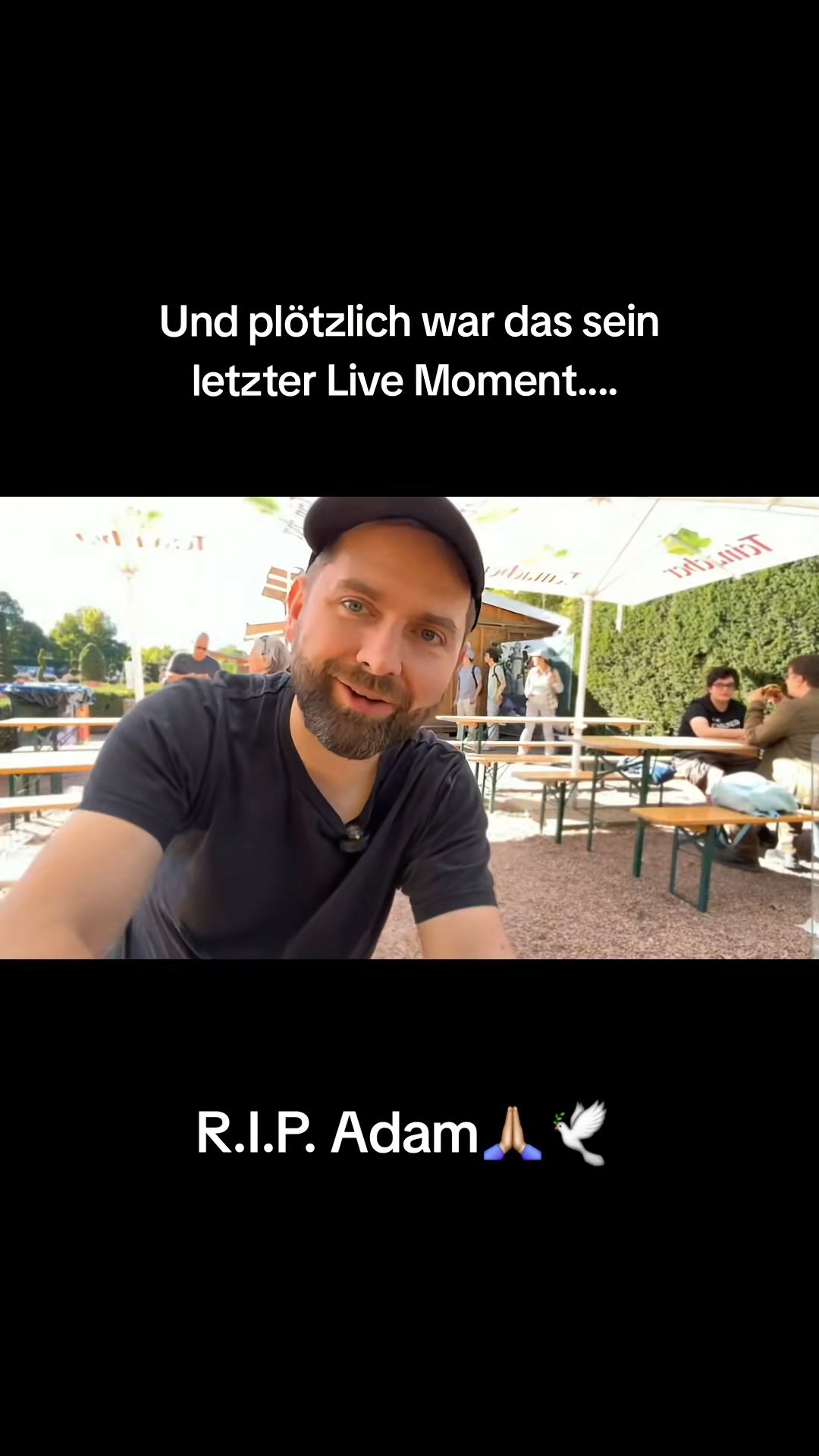 Adam in seinem letzten Stream.