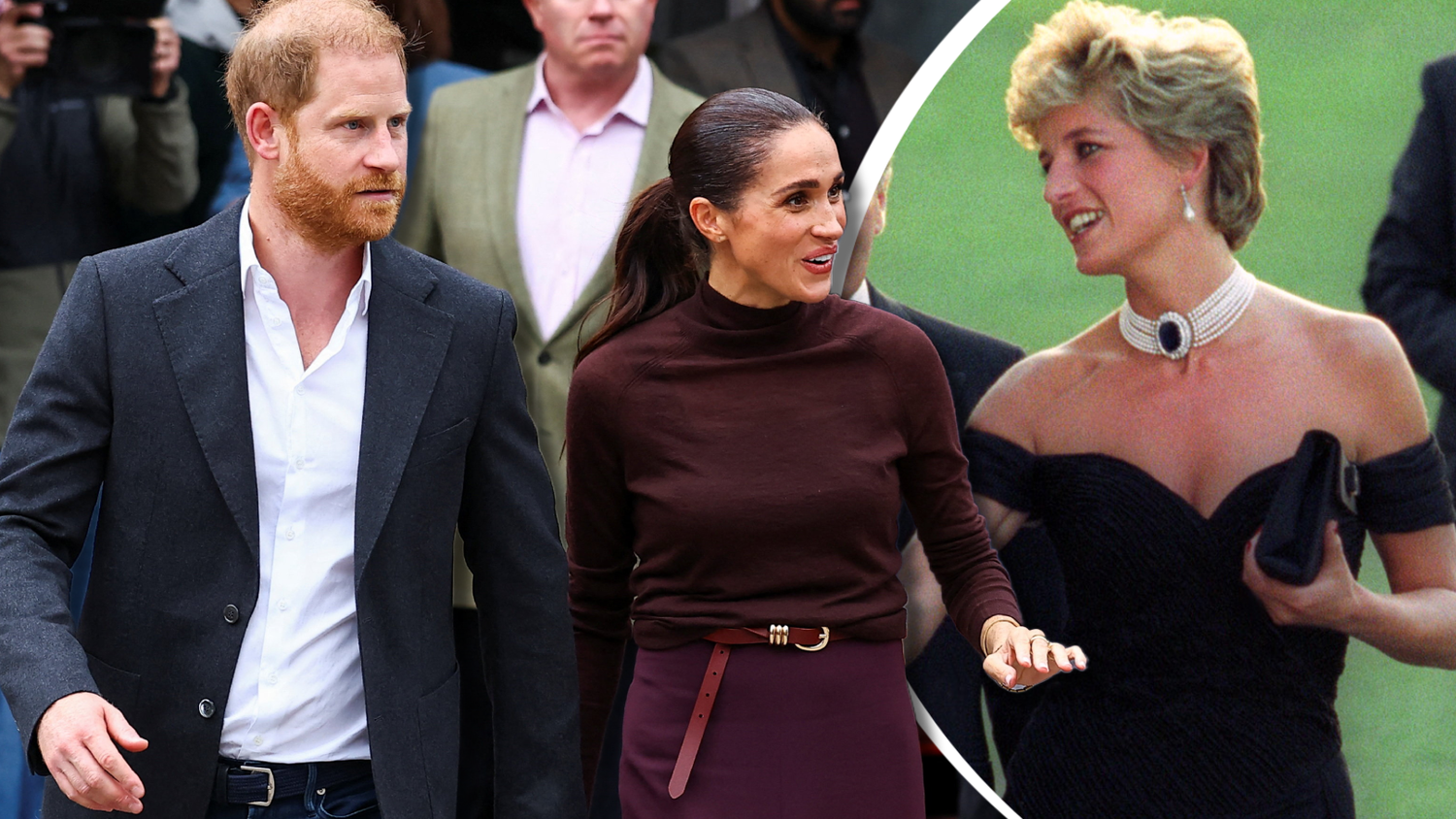 Sieht man Meghan etwa bald in Dianas Rachekleid? Harry will es möglich machen.