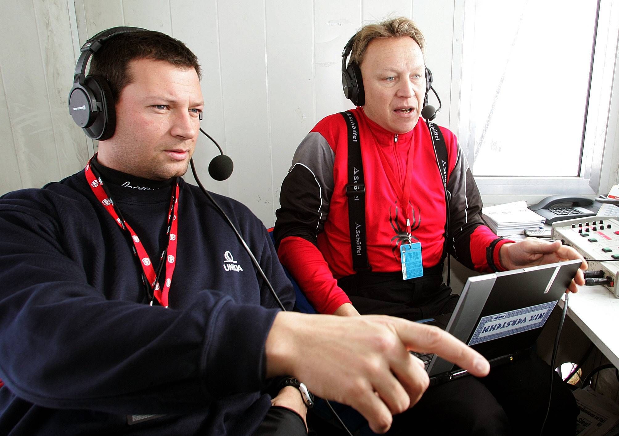 Stephan Eberharter und Michael Pfeffer im Jahr 2005.