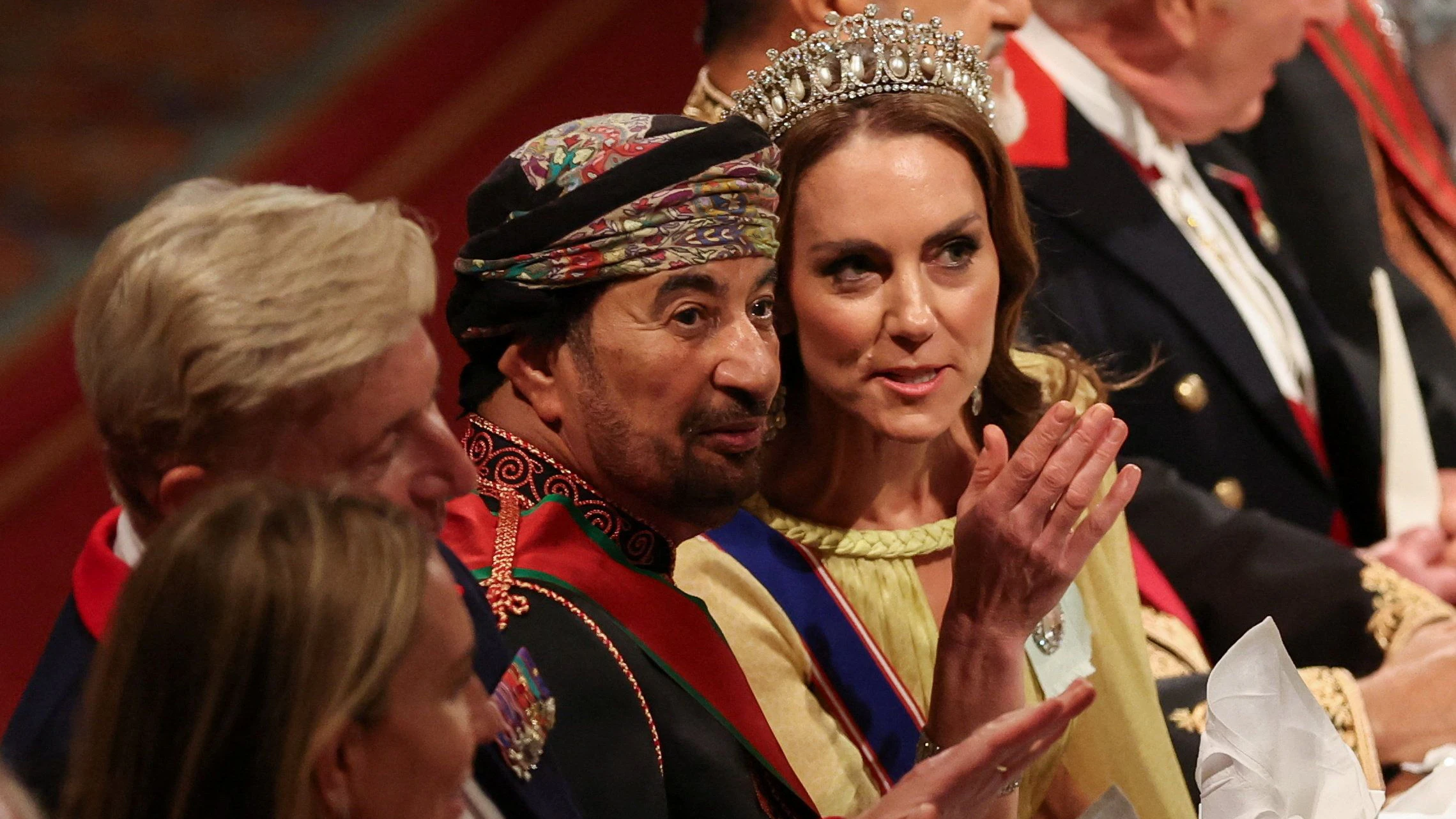 Prinzessin Kate neben Sultan Haitham bin Tariq