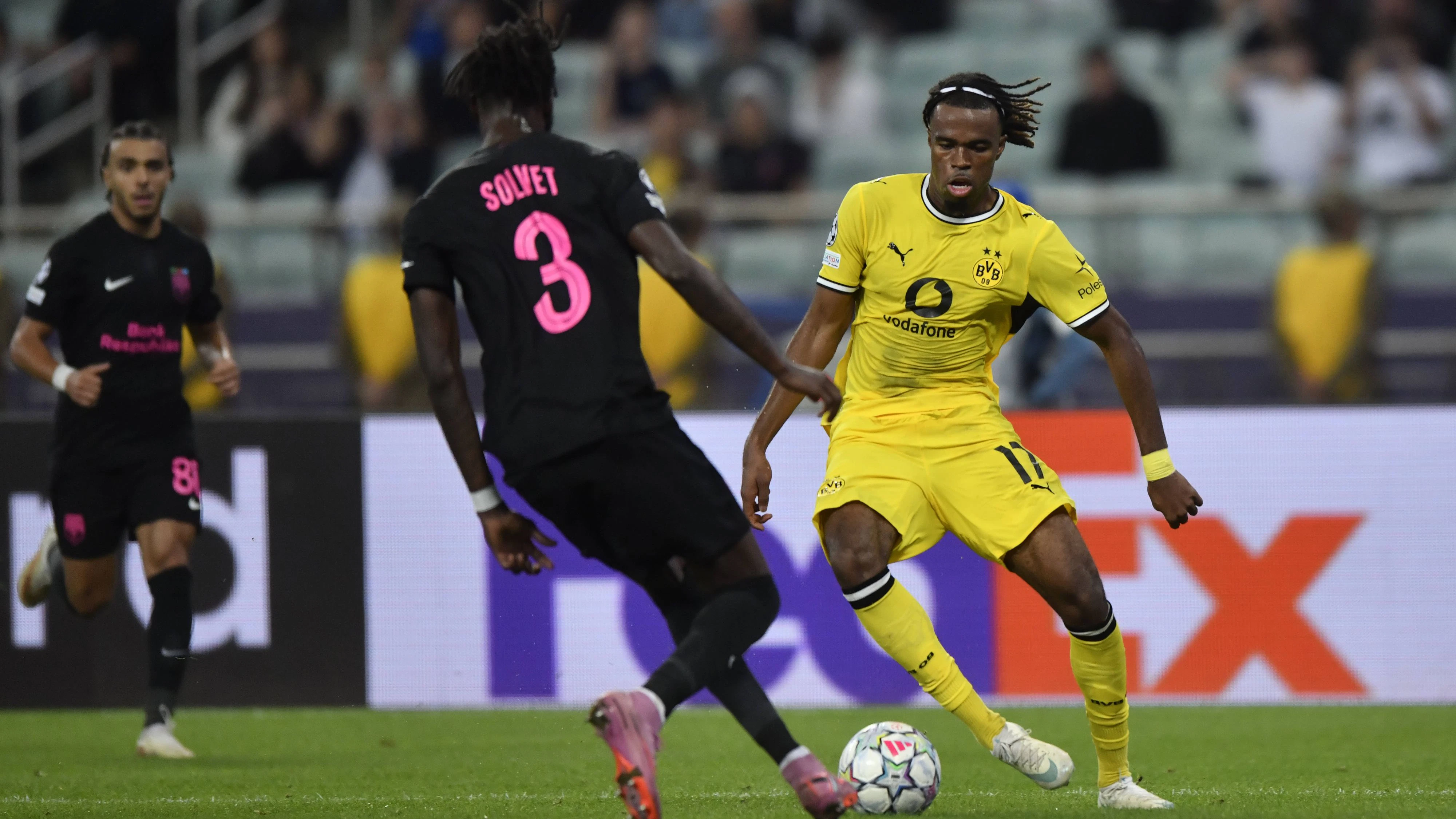 Sabah FC v Borussia Dortmund - UEFA Champions League 2026/27 League Phase MD3 BAKU, AZERBAIJAN - OCTOBER 20: Carney Chukwuemeka of Borussia Dortmund is seen in action during the UEFA Champions League 2026/27 League Phase MD3 match between Sabah FC and Borussia Dortmund at Tofig Bahramov Stadium on October 20, 2026 in Baku, Azerbaijan. Baku Tofig Bahramov Stadium Azerbaijan Copyright: x2026xElmirxKarimov/PSxImagesxElmirxKarimov/PSxImagesx