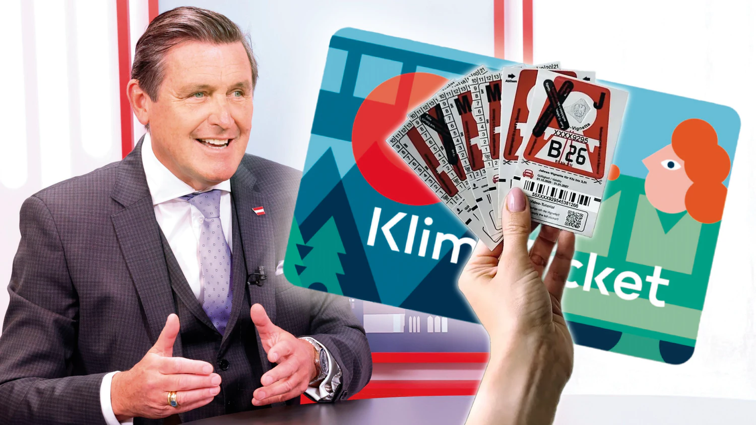 Klimaticket und Vignette werden teurer – aber nur um zwei Prozent.