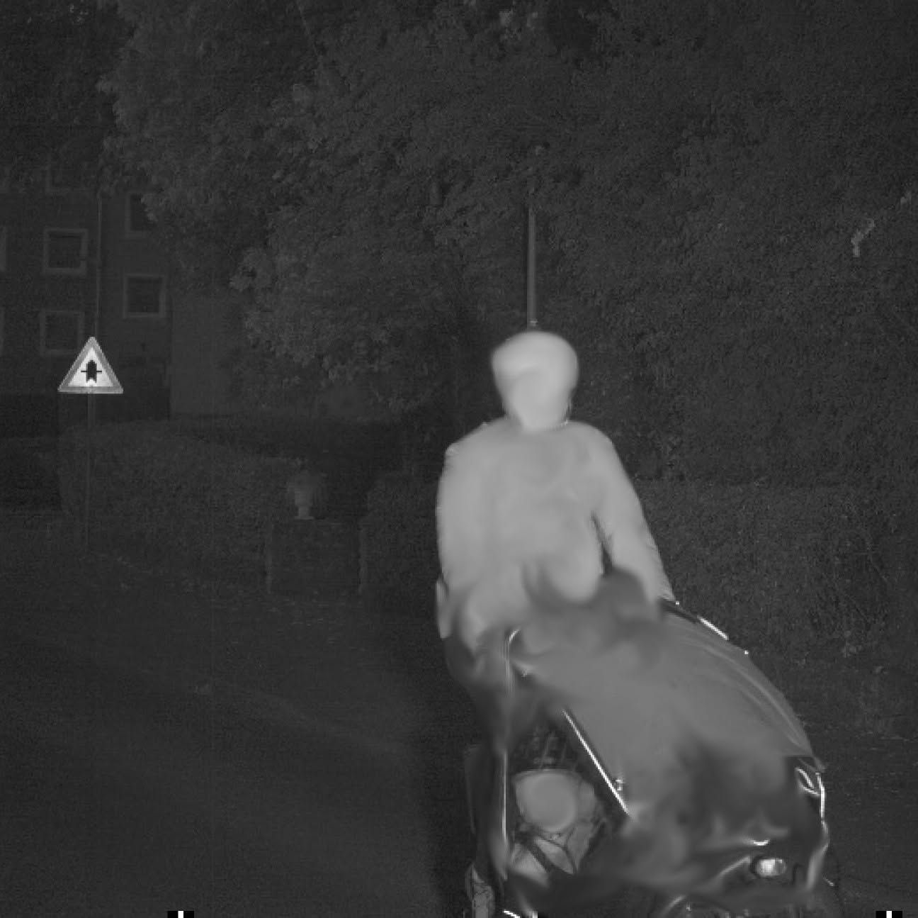 Das Lastenrad mit Kind an Bord wurde in der deutschen Stadt Schwäbisch Hall geblitzt. 