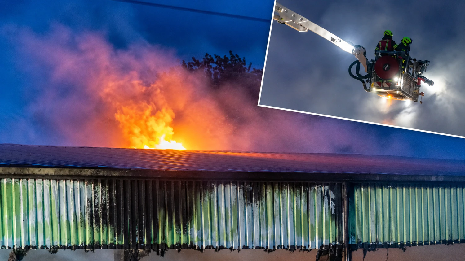 Heute.at - Deponie brennt! 200 Feuerwehrler kämpfen gegen Flammen