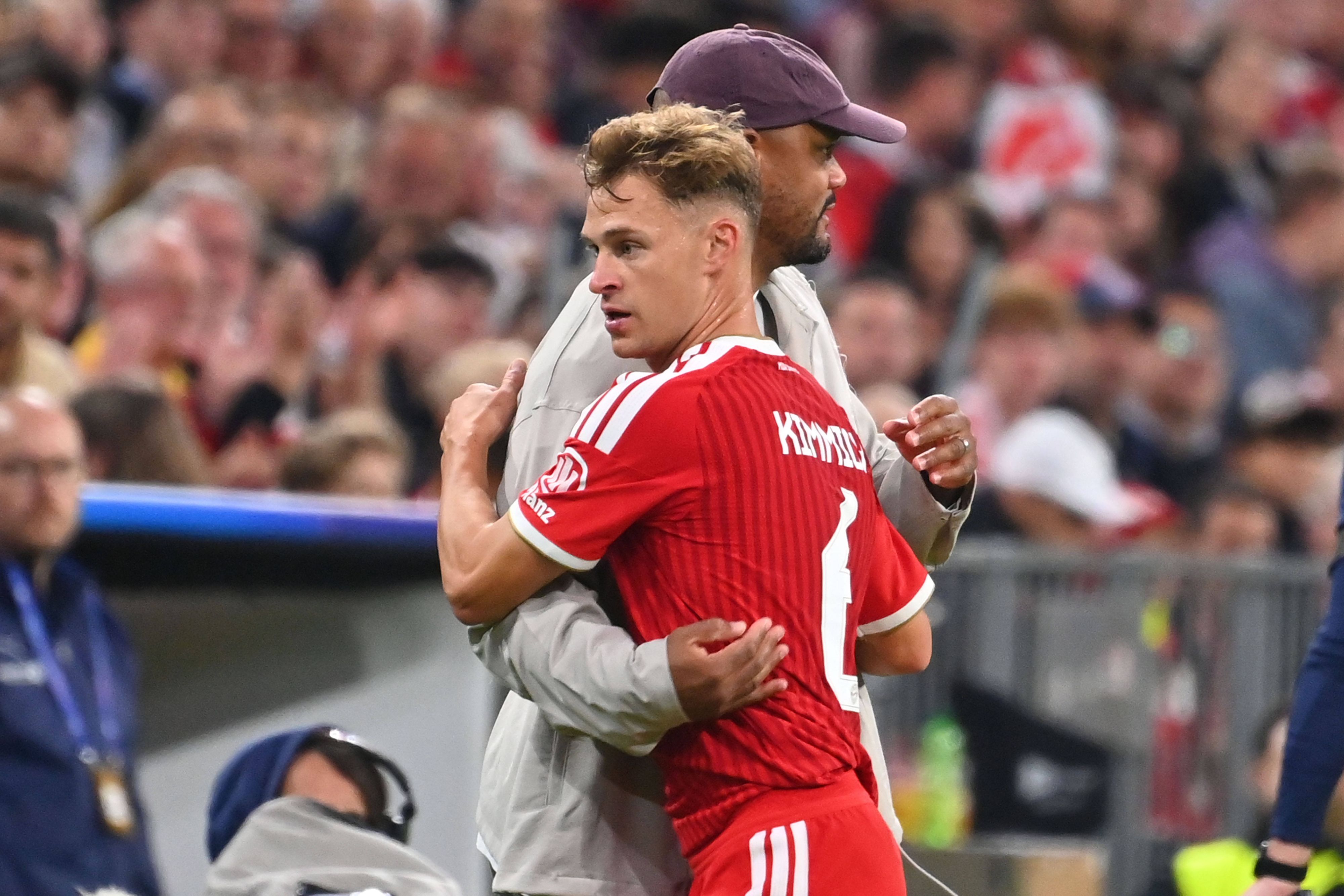 Vincent Kompany und Joshua Kimmich.