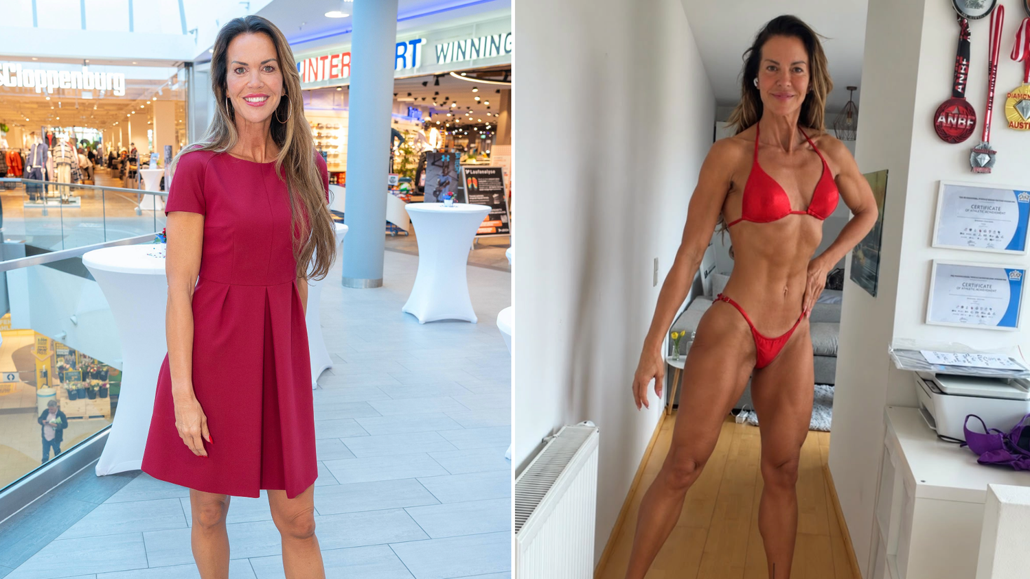 Martina Reuter ist hat sich lange vorbereitet - jetzt steht ihr erster Bodybuilding-Wettkampf in den USA an