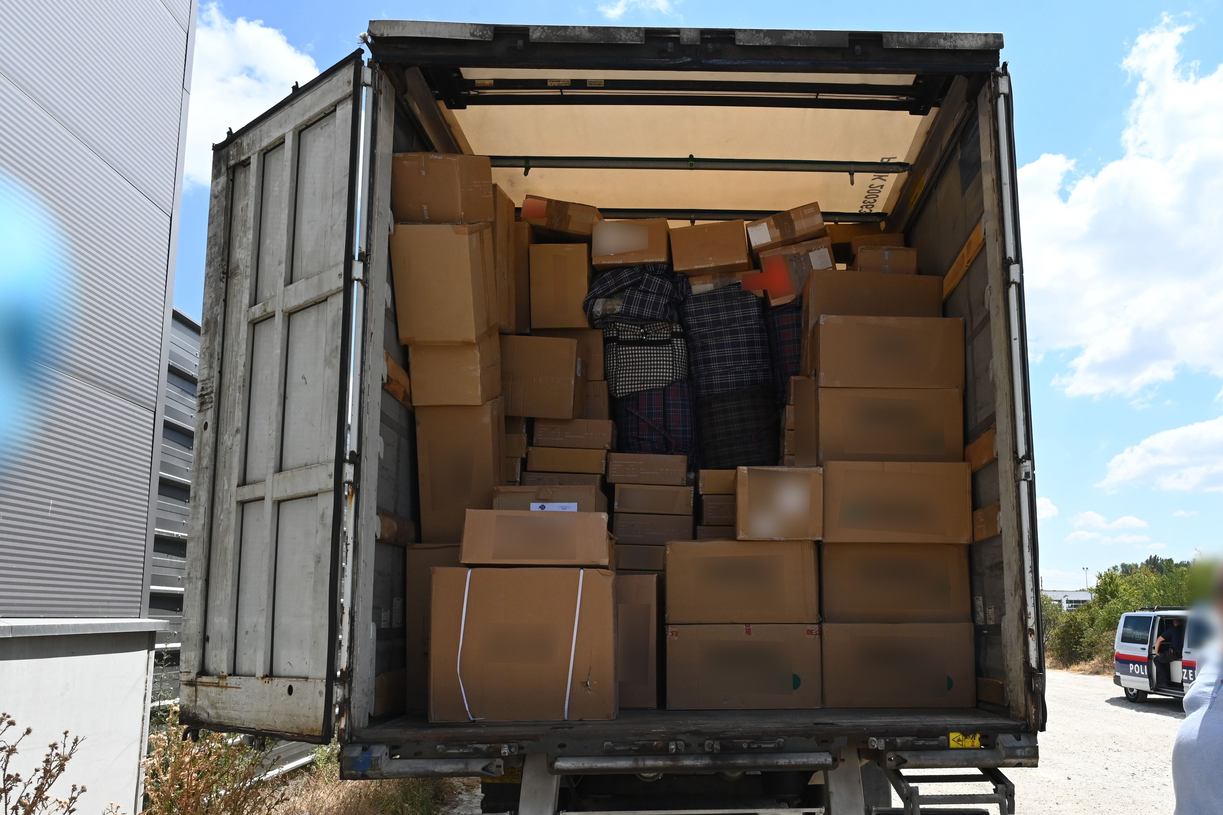 Im Sattelzug wurden 200 Kilogramm Cannabis entdeckt.