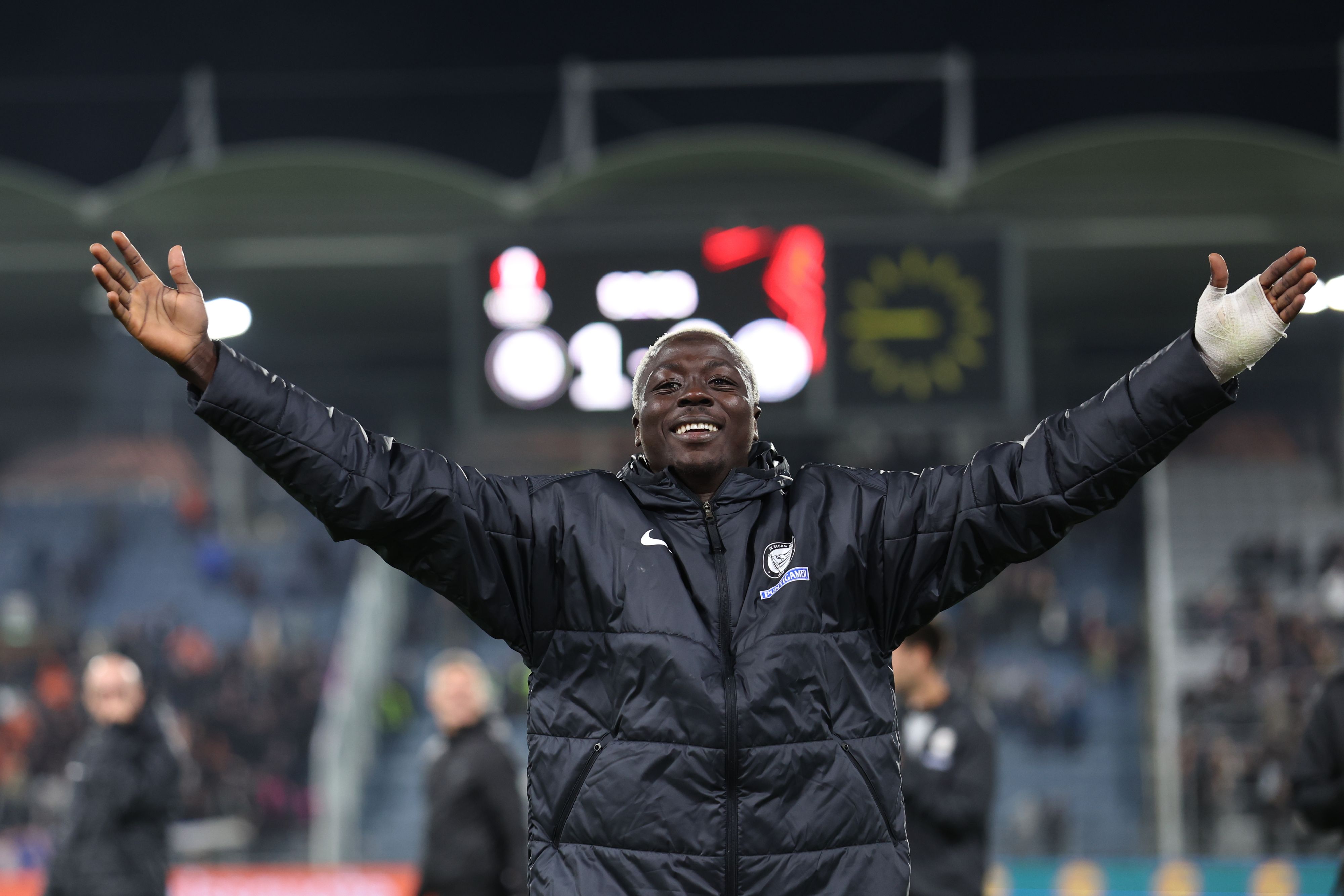 Sturm-Star Oumar Diakite.