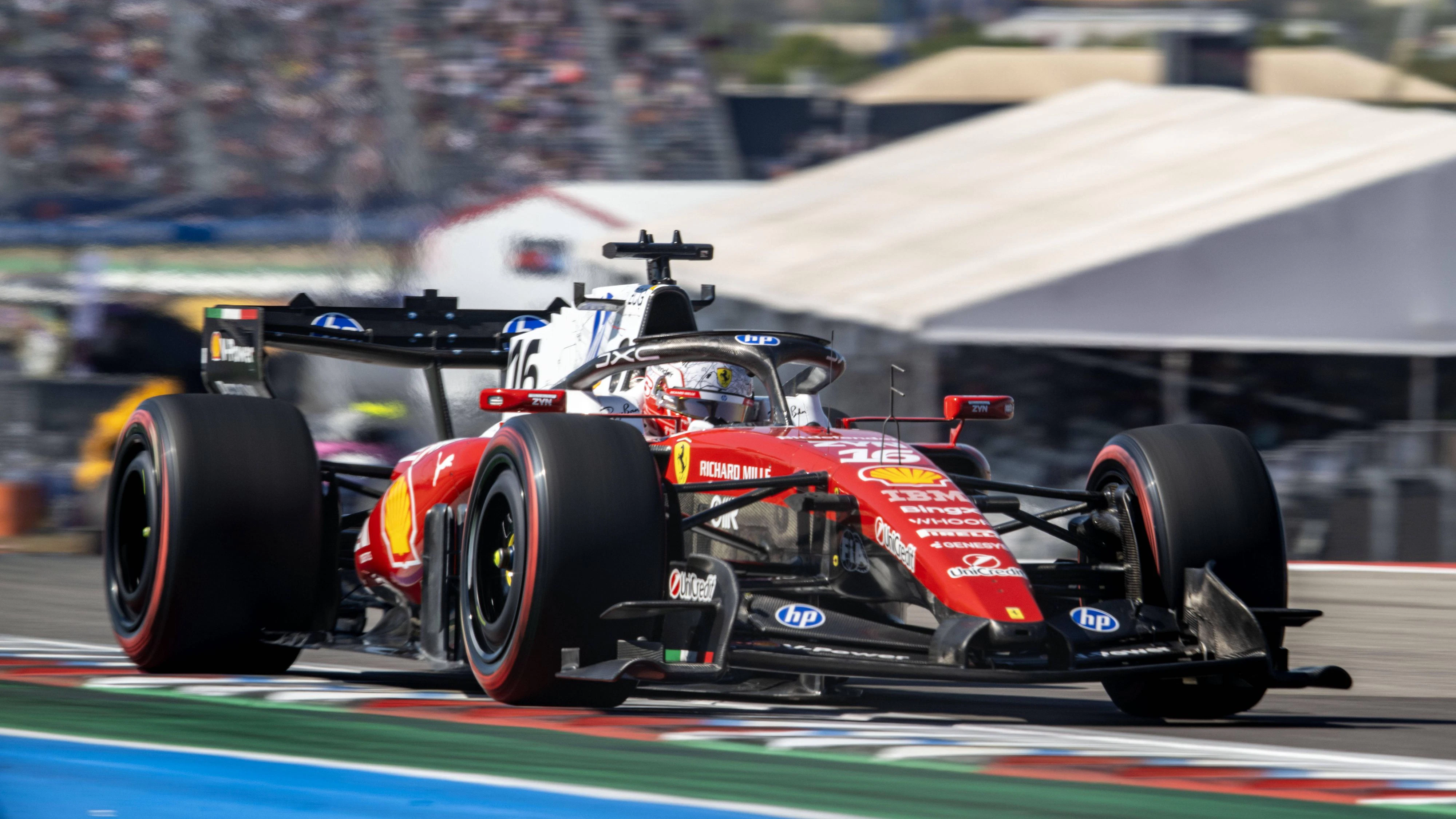 Ferrari-Star Charles Leclerc. 
