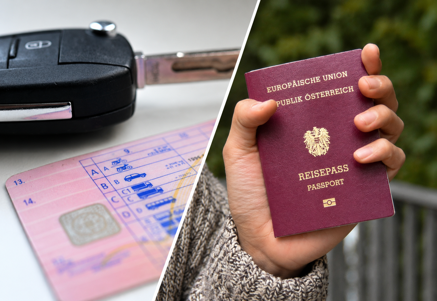 Die Kosten Bundesgebühren Führerschein, Reisepass und Co. werden eingefroren.