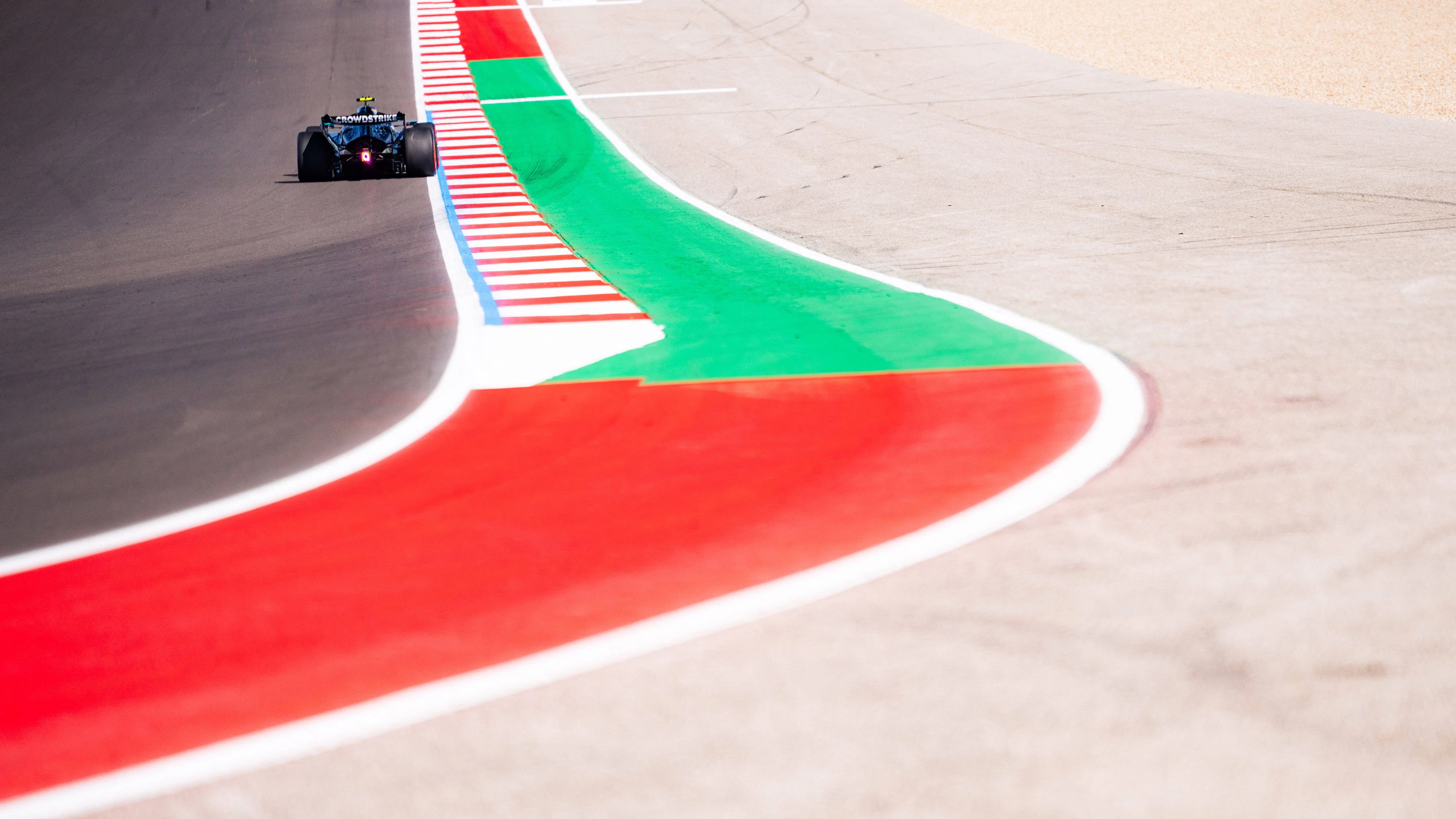 Der WM-Führende Andrea Kimi Antonelli auf dem Circuit of the Americas. 