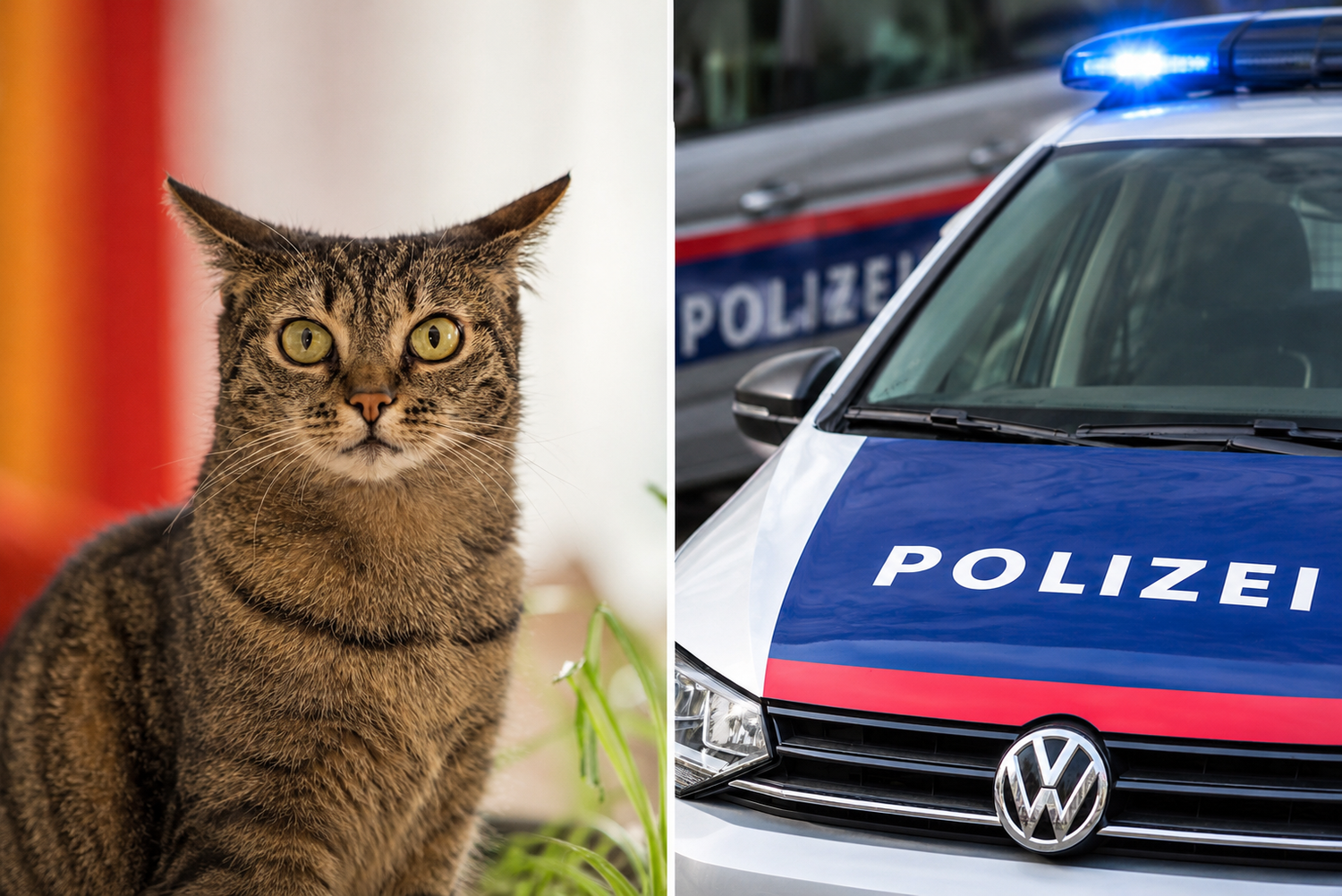 Die Katze wurde mit einer Rohrzange erschlagen.