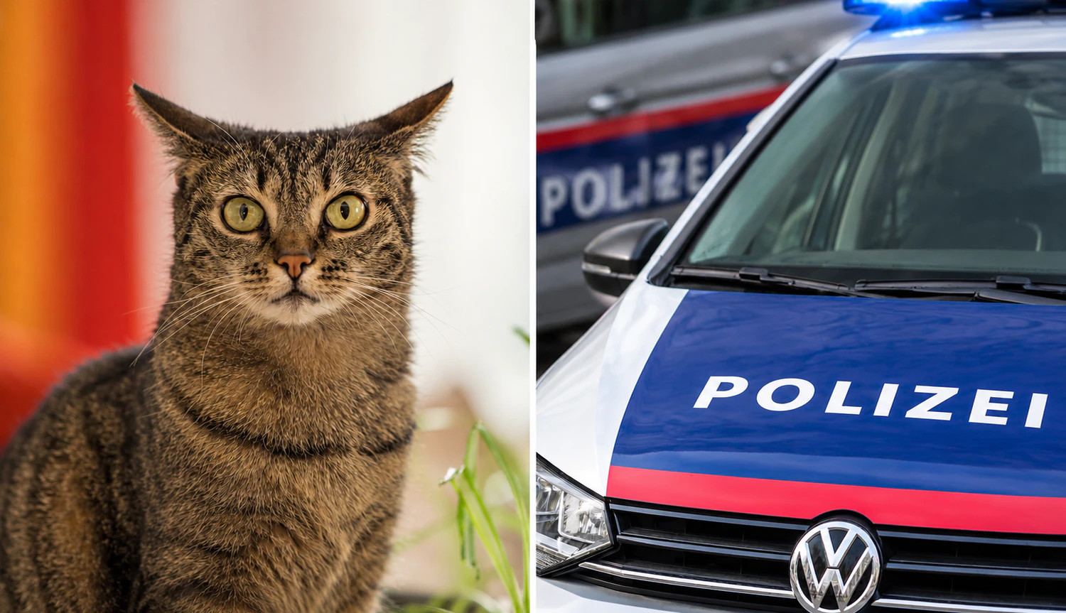 Die Katze wurde mit einer Rohrzange erschlagen.