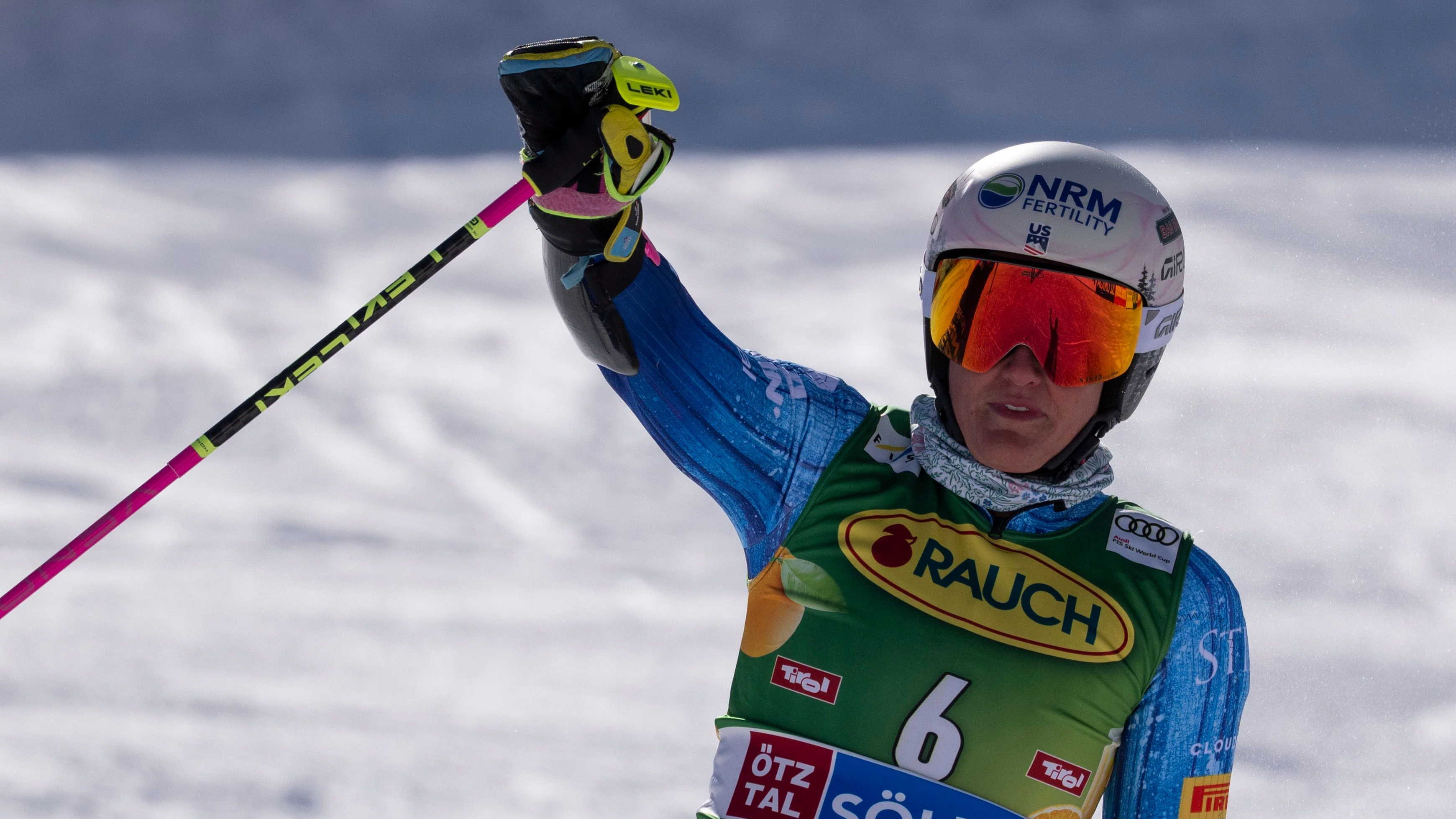 SOELDEN,AUSTRIA,24.OCT.26 - ALPINE SKIING - FIS World Cup season opening, Rettenbachferner, giant slalom, ladies. Image shows Paula Moltzan (USA) Photo: GEPA pictures/ Dominic Ebenbichler