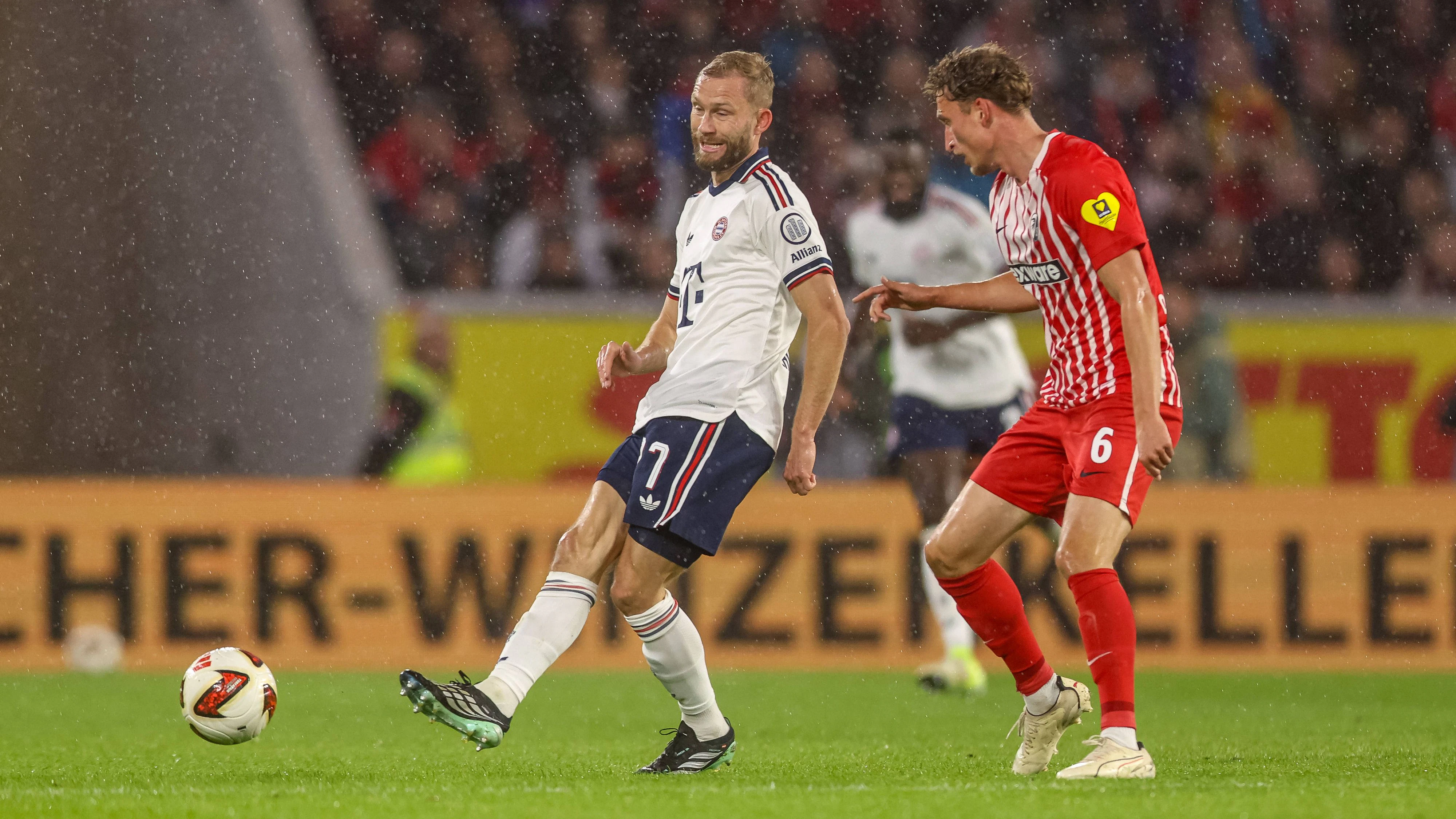 Konrad Laimer spielt für die Bayern auf der Sechs. 