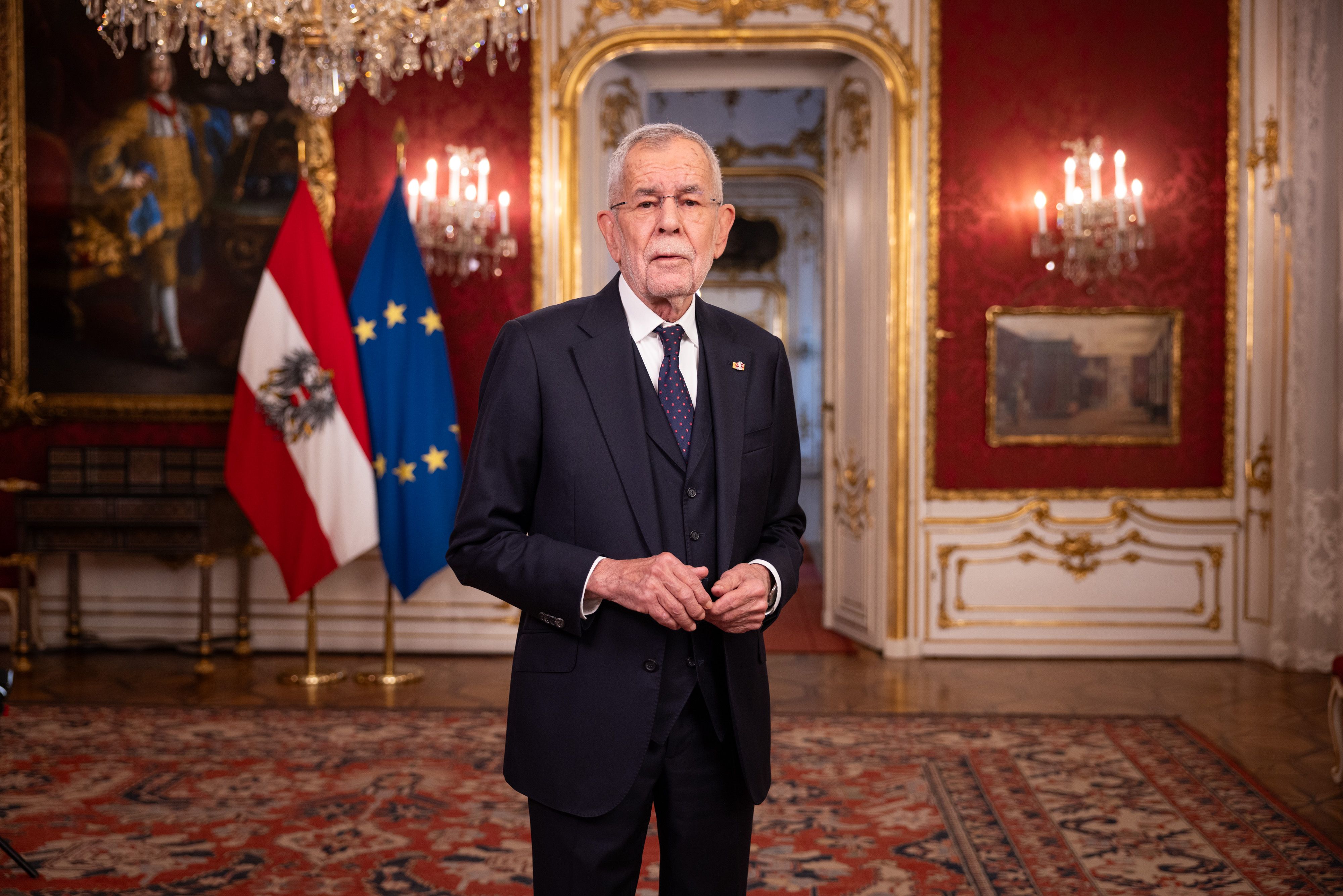 Alexander Van der Bellen ermahnte die Österreicher dazu sich nicht spalten zu lassen.