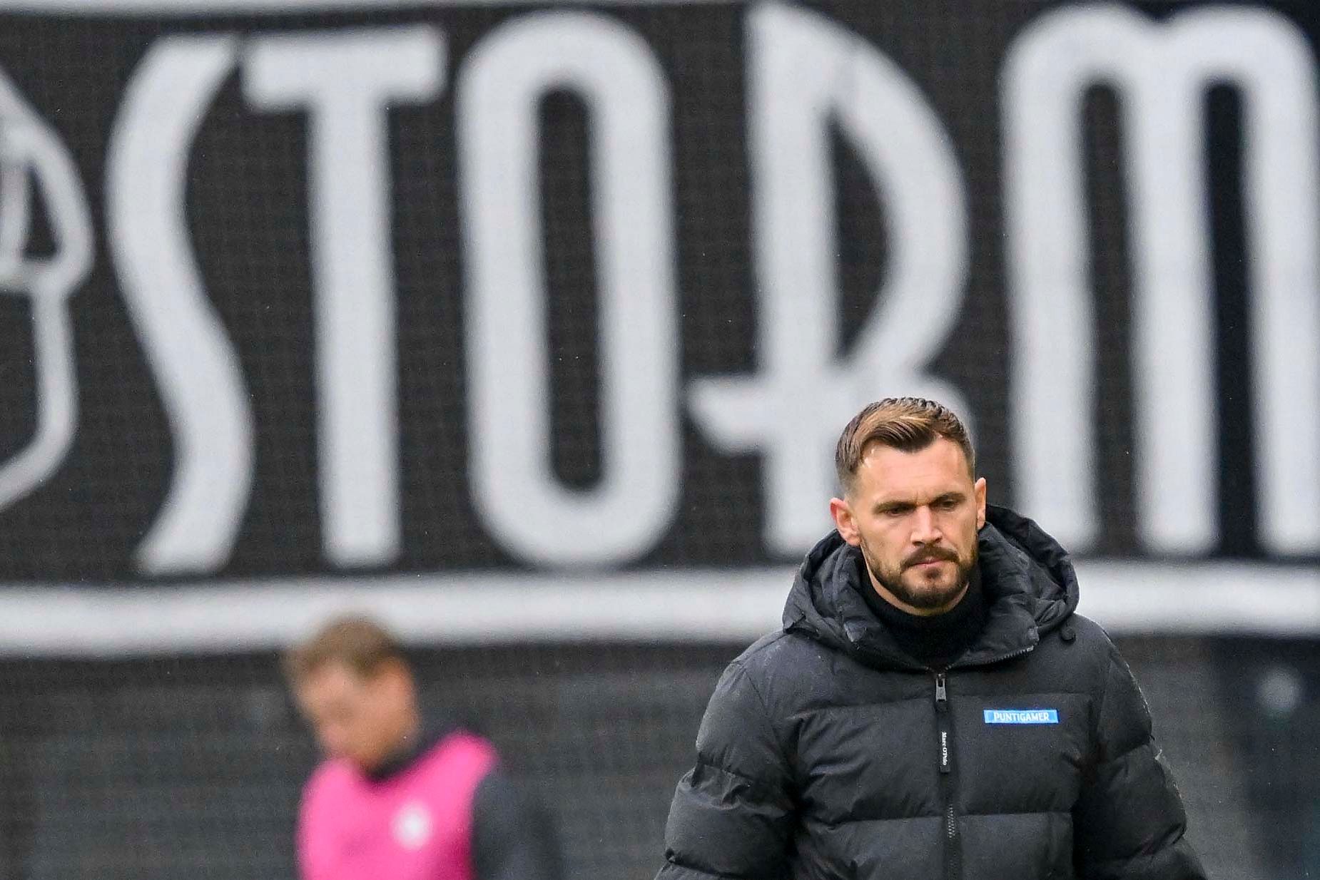 Fabio Ingolitsch sah nach dem Schlusspfiff die Rote Karte. 