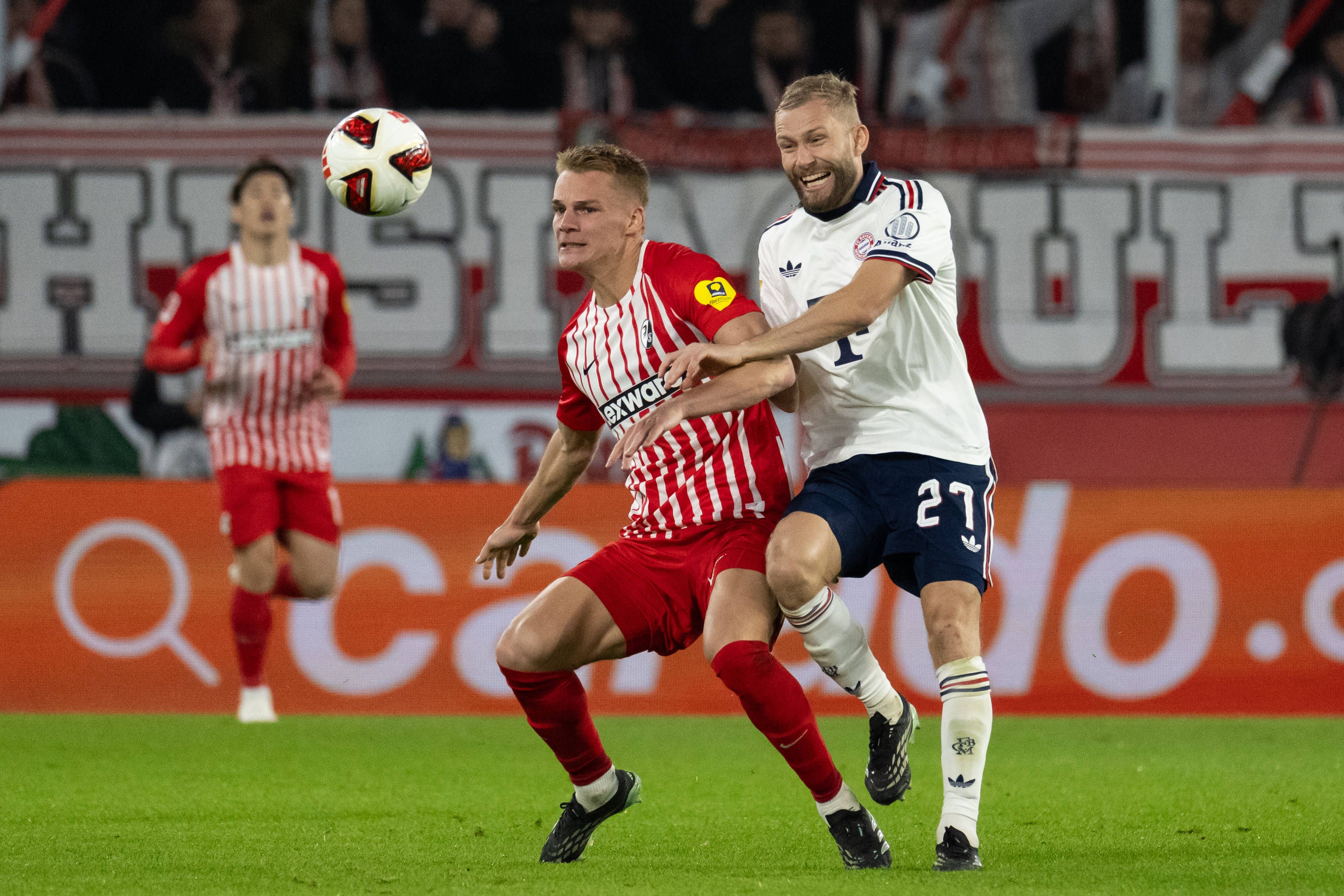 Konrad Laimer gegen Phillipp Lienhart