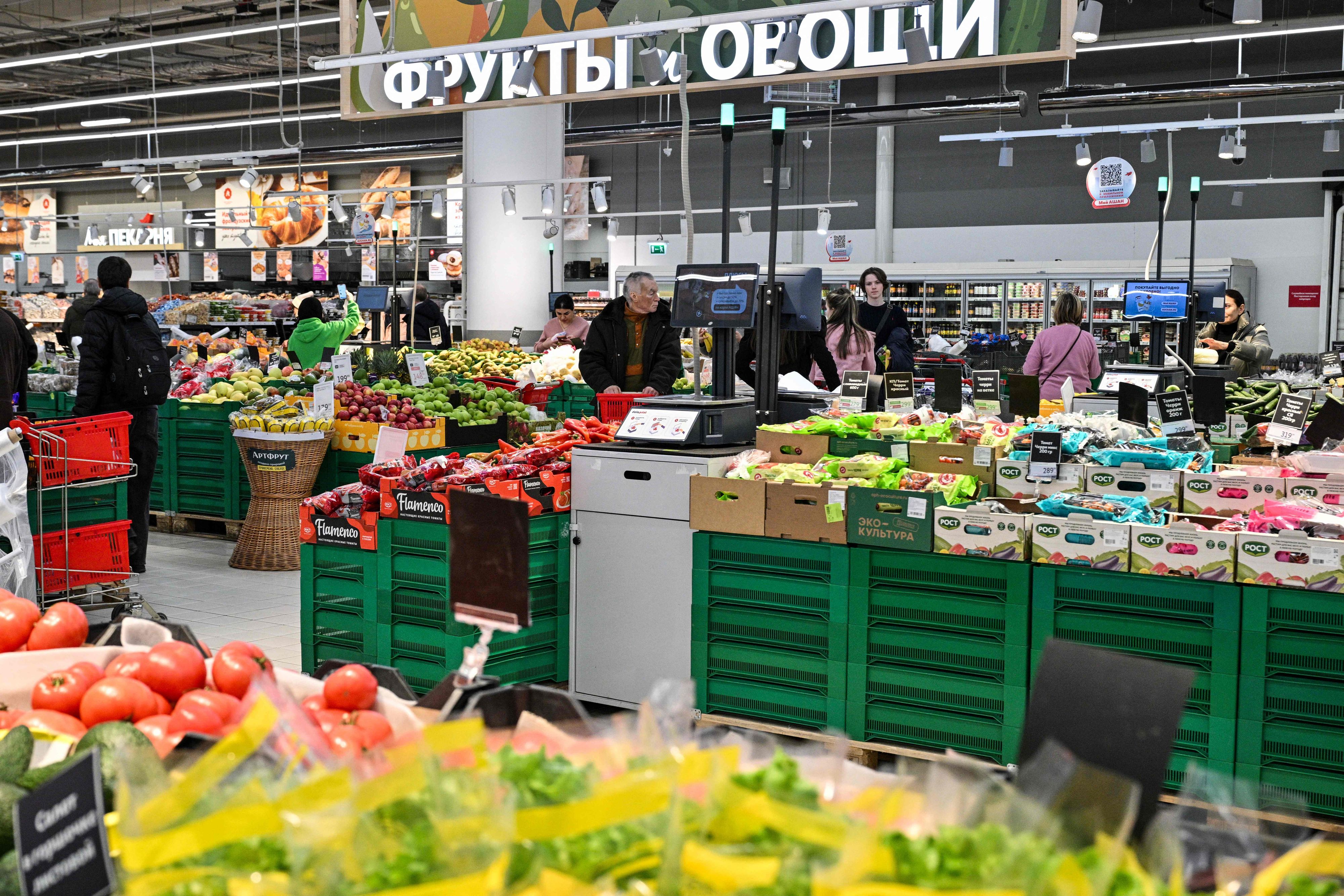 Die Preise in russischen Supermärkten gehen durch die Decke.