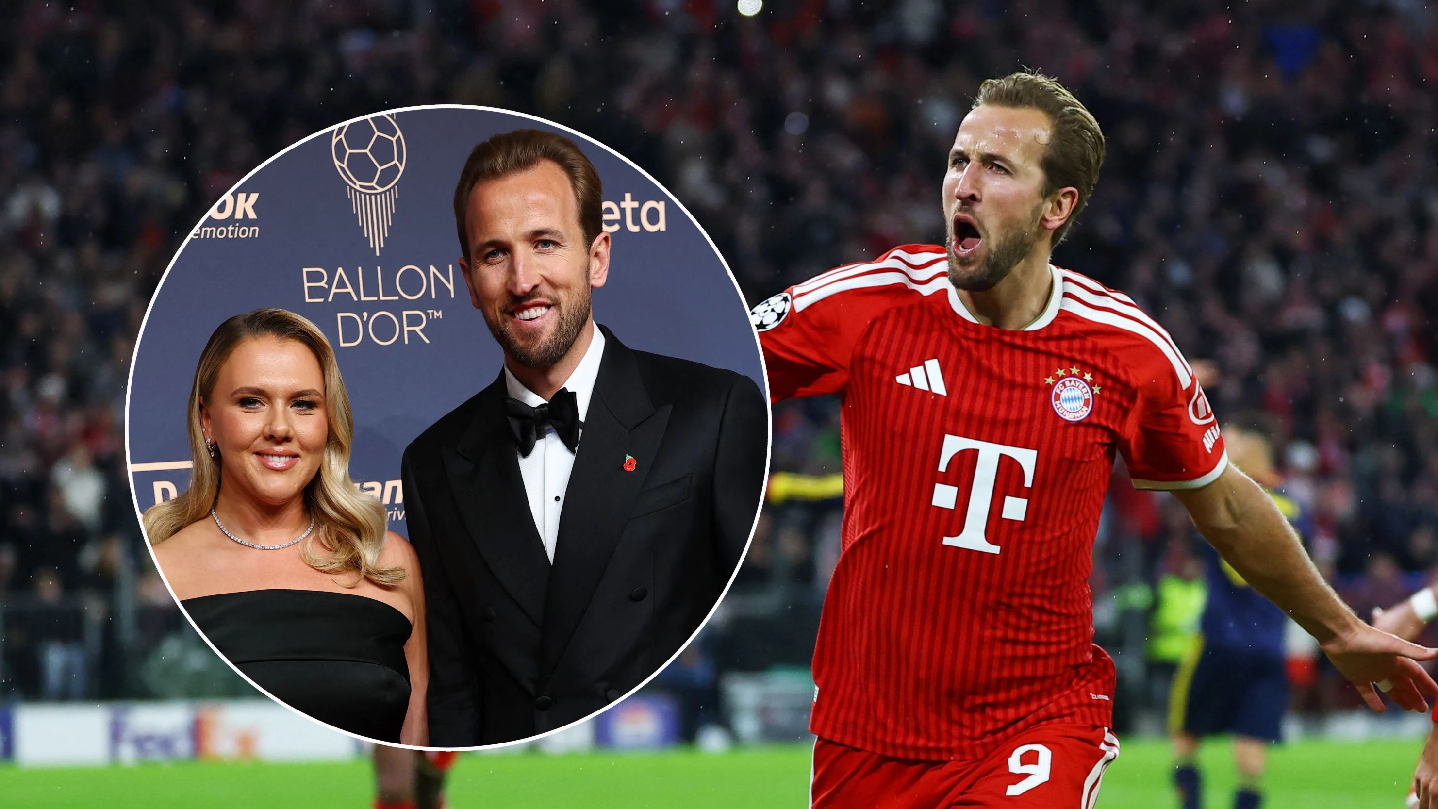 Harry Kane und seine Ehefrau Katie