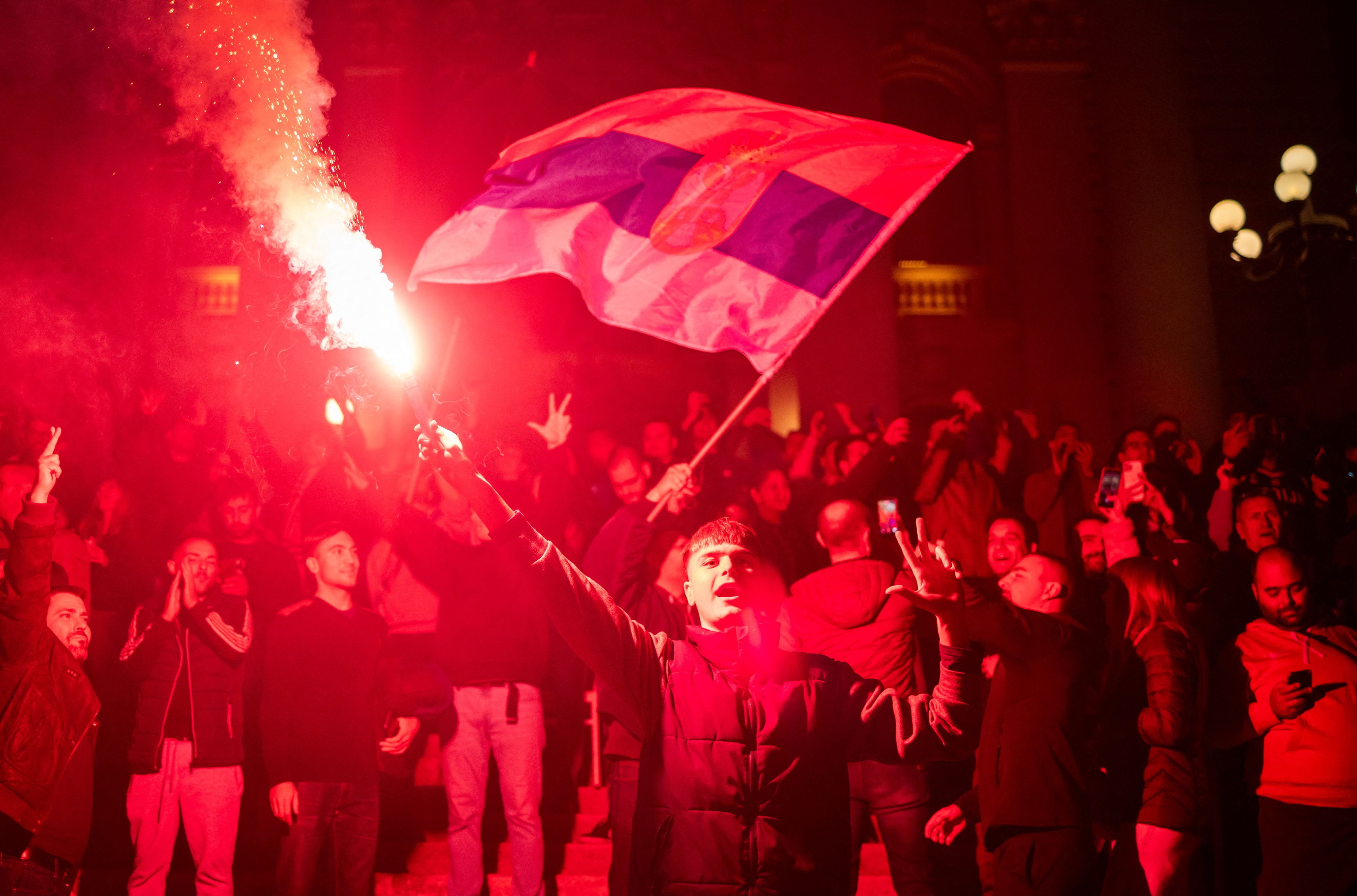 Die Studentenbewegung steht vor der Machtübernahme.