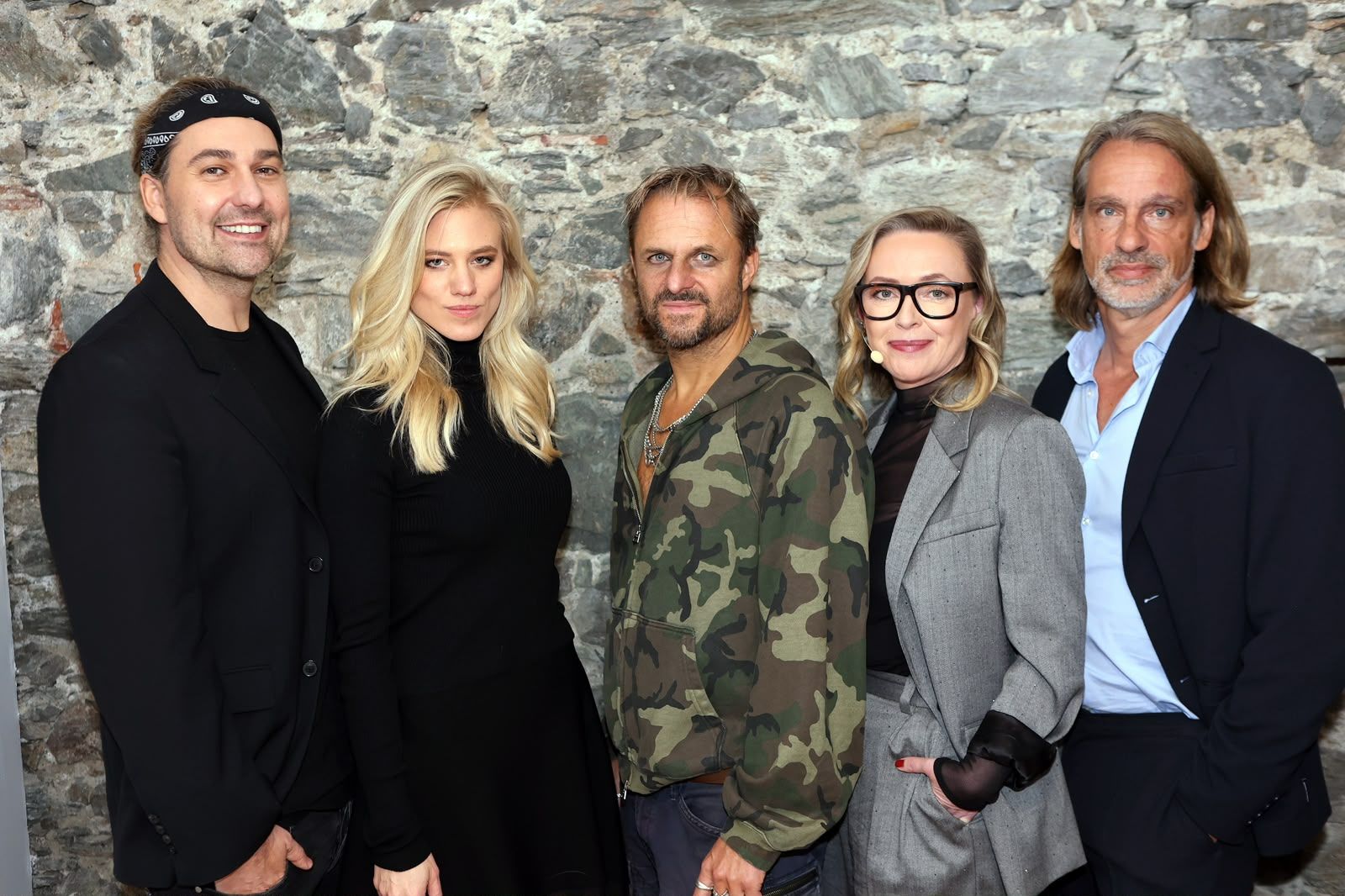 David Garrett, Larissa Marolt, Philipp Hochmair, Barbara Haas und Richard David Precht auf Burg Taggenbrunn