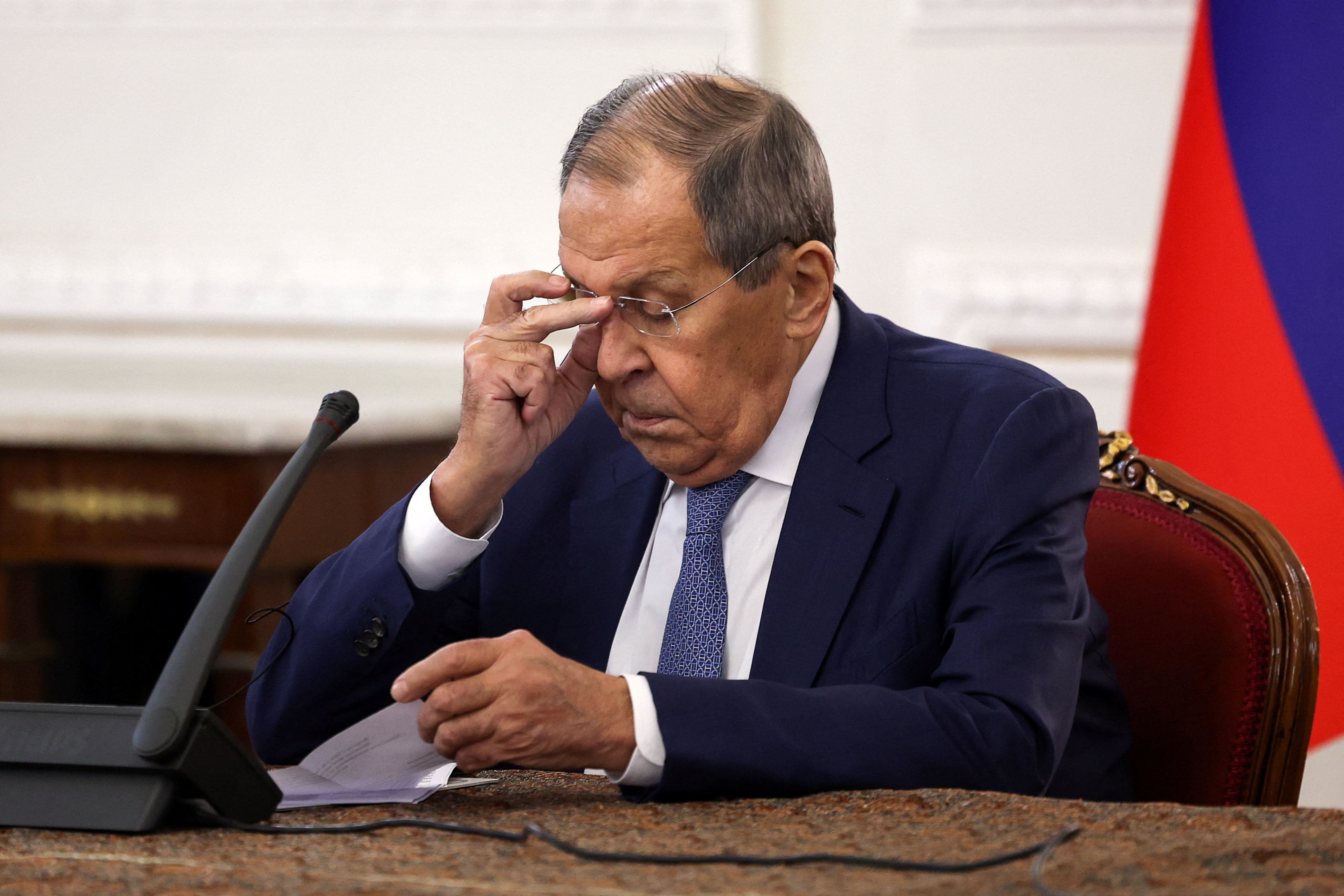 Von wegen Frieden! Der russische Außenminister Sergej Lawrow deutet eine Verschärfung des Kriegs in der Ukraine an,
