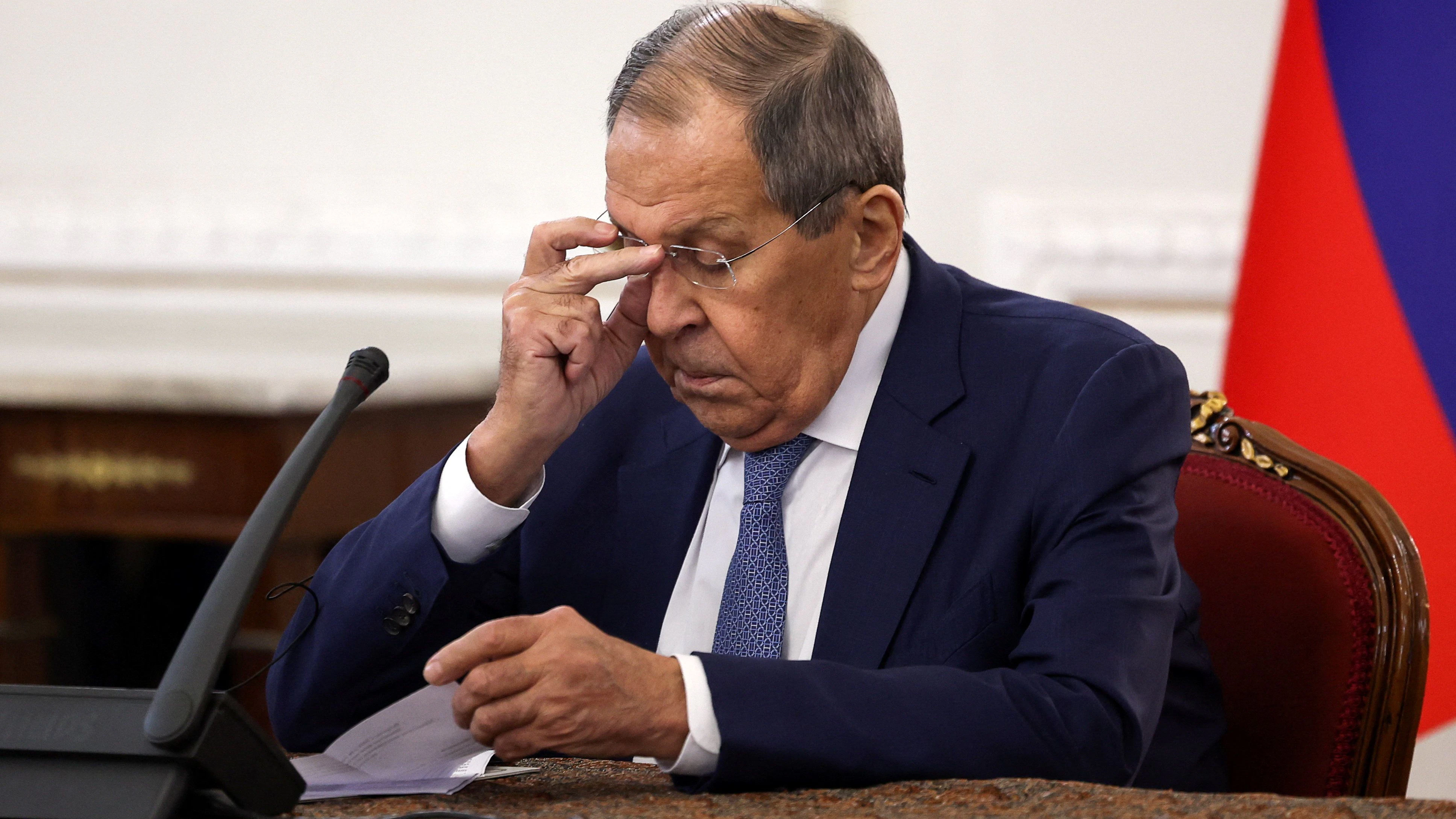 Von wegen Frieden! Der russische Außenminister Sergej Lawrow deutet eine Verschärfung des Kriegs in der Ukraine an,