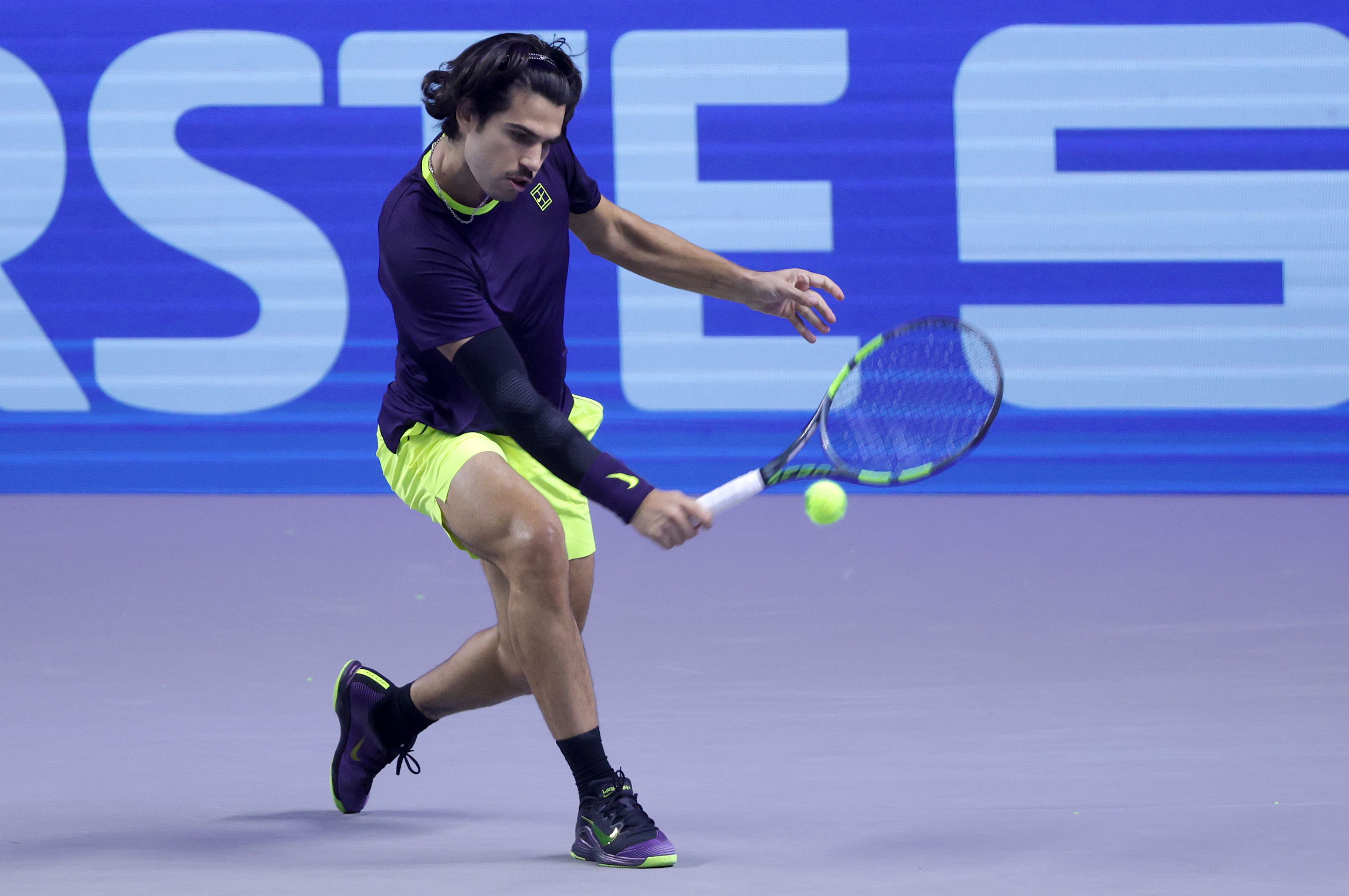 Der spanische Tennis-Gigant Carlos Alcaraz. 