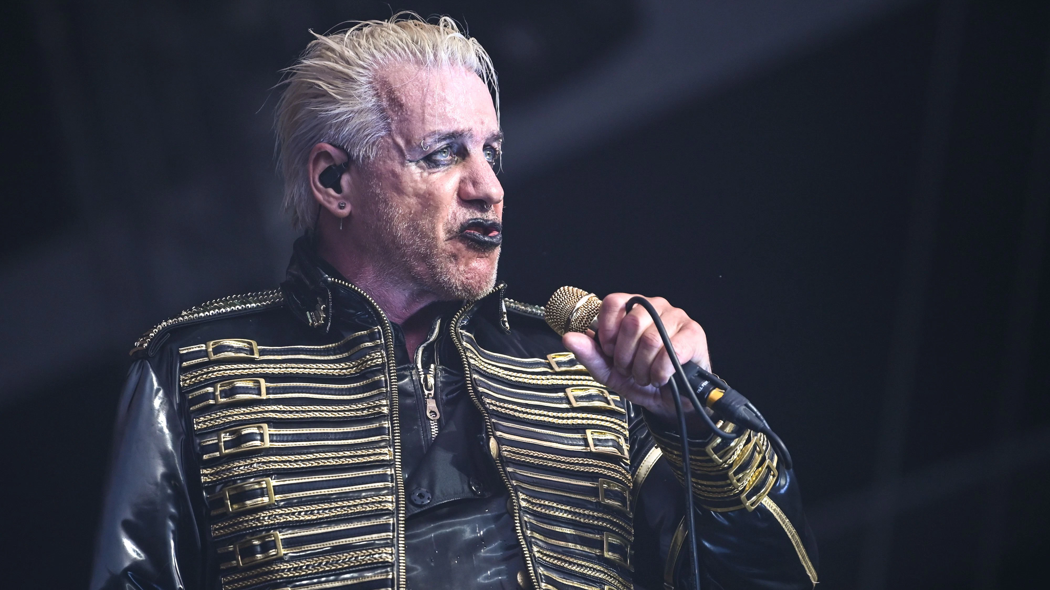 Till Lindemann tritt beim Till-Fest am Völkerschlachtdenkmal in Leipzig