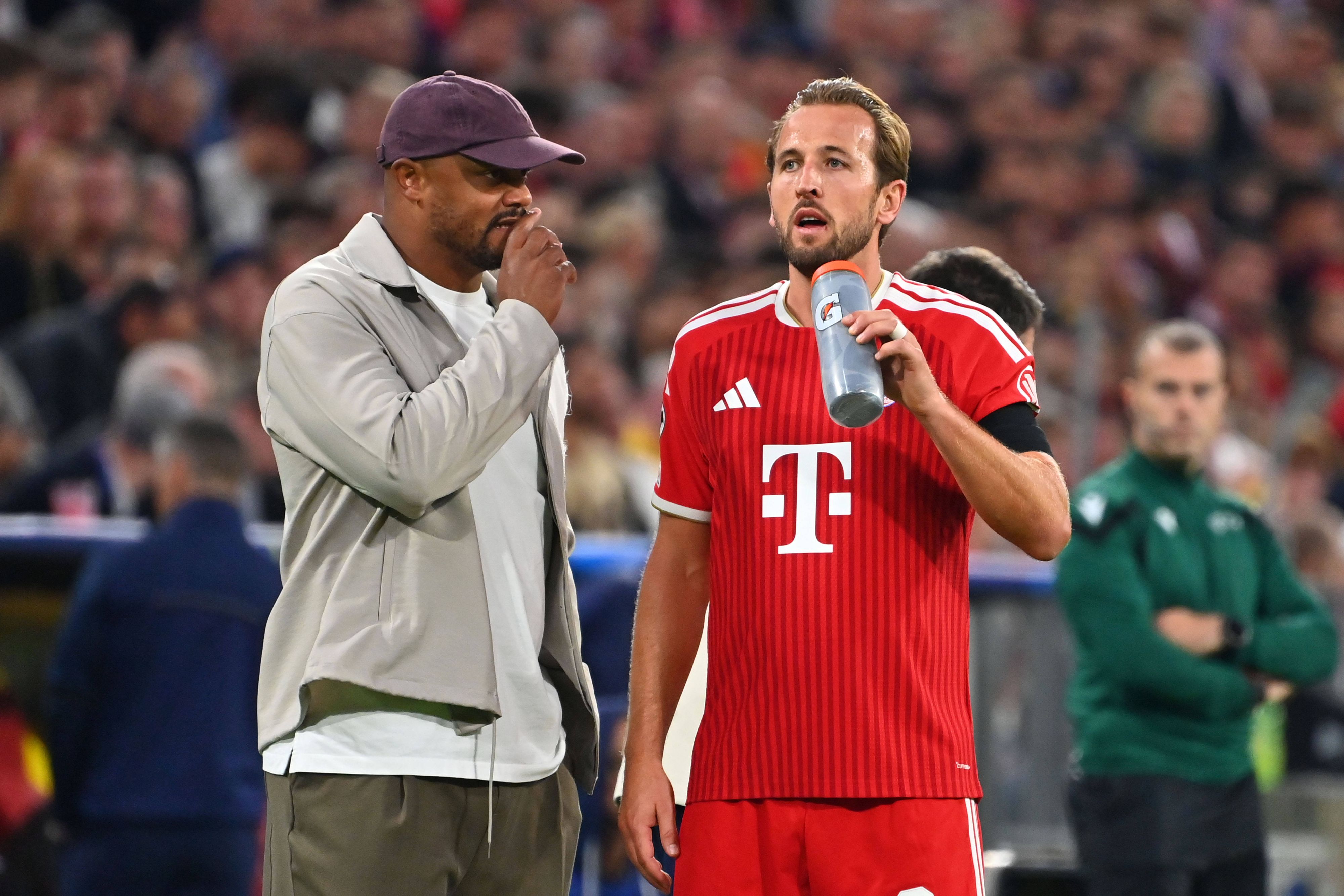 Vincent Kompany und Harry Kane.