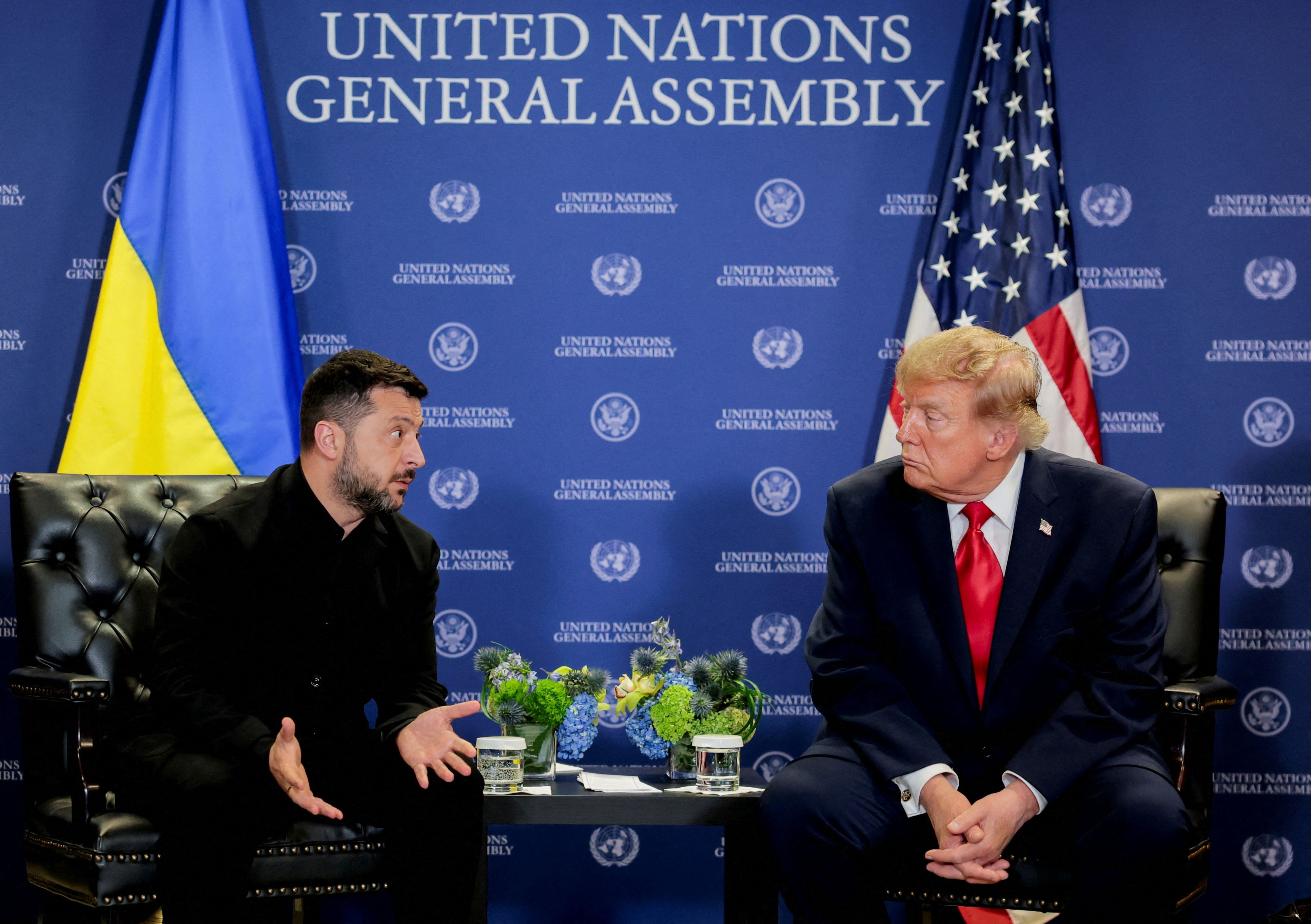 US-Präsident Donald Trump (rechts) verliert wohl die Geduld im Ukraine-Krieg.