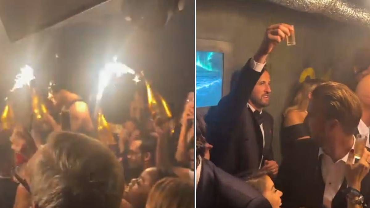 Die Feier von harry Kane in London.