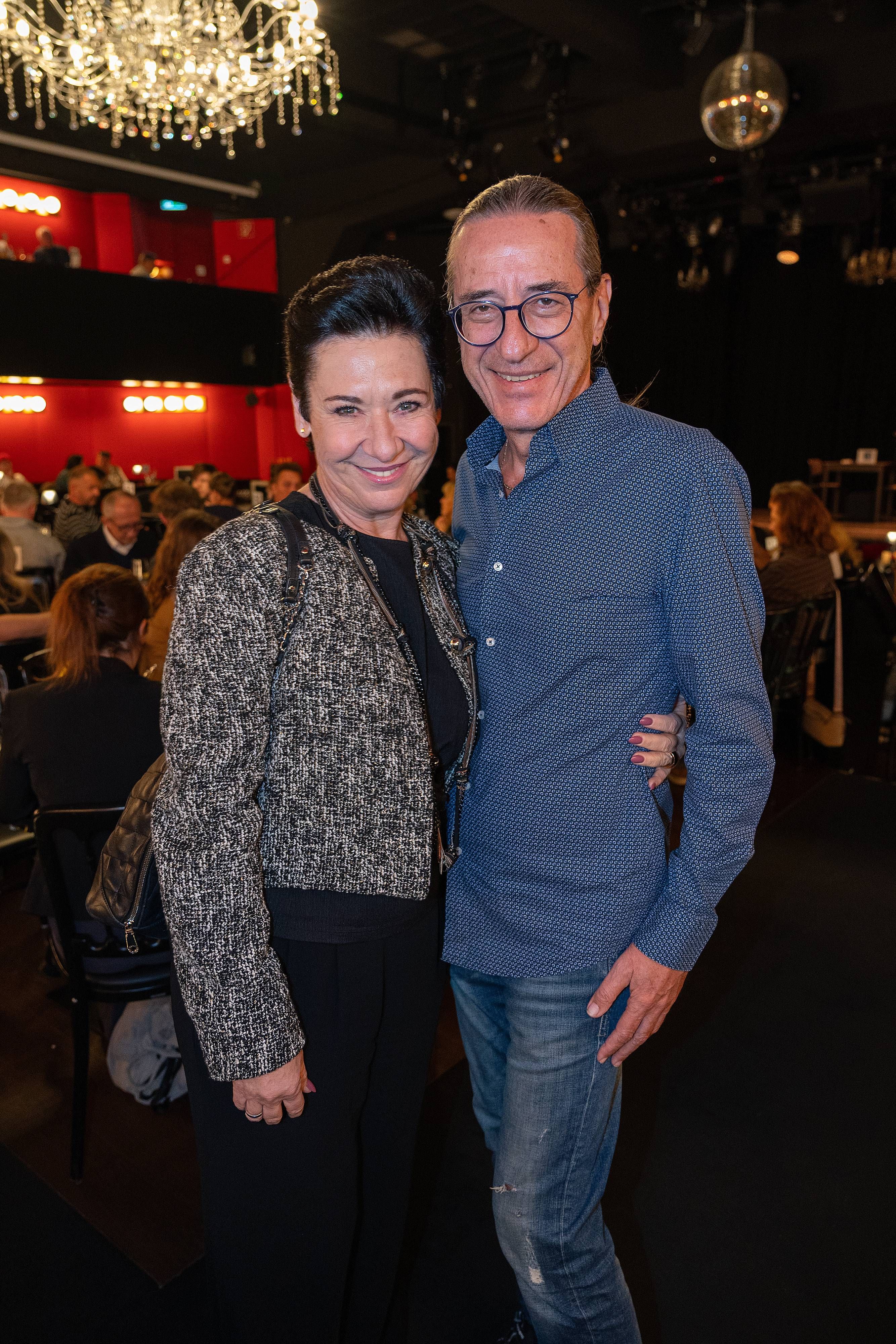 Andrea Händler kam mit Ehemann Franz zur Premiere ins Vindobona