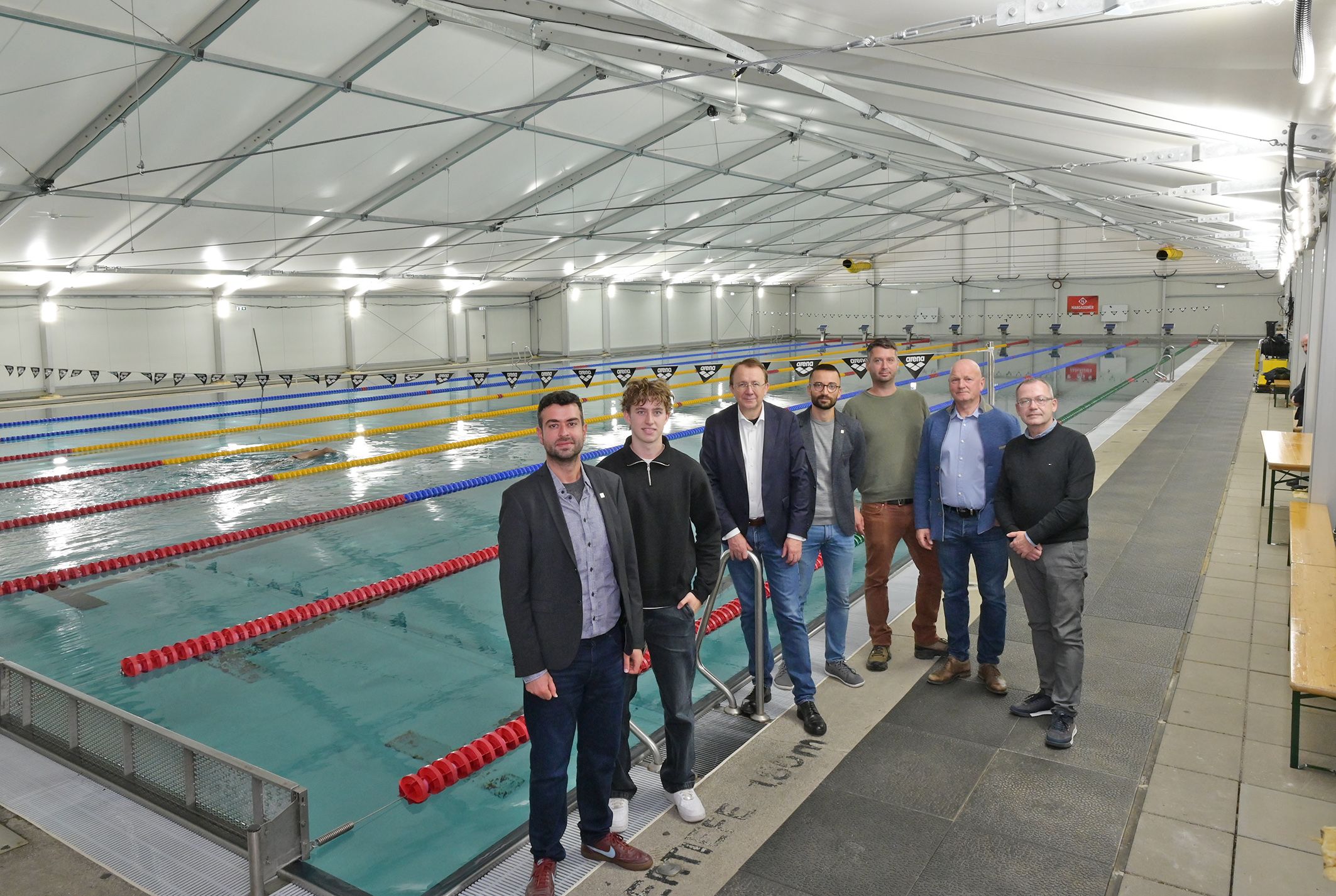 Die neue Schwimmhalle im Citysplash bietet moderne Bedingungen für den ganzjährigen Schwimmbetrieb.