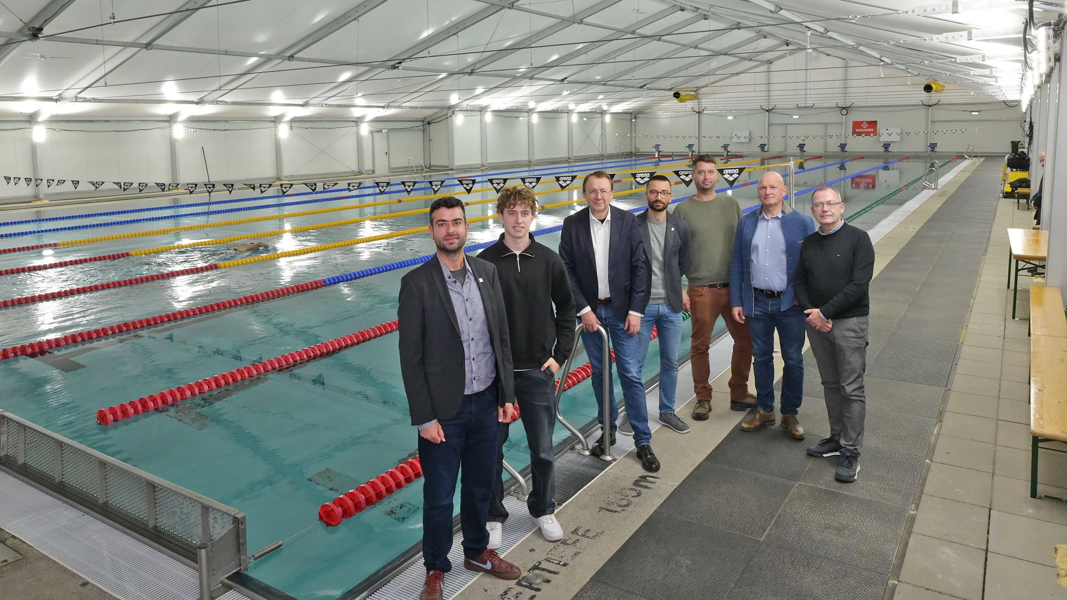 Die neue Schwimmhalle im Citysplash bietet moderne Bedingungen für den ganzjährigen Schwimmbetrieb.