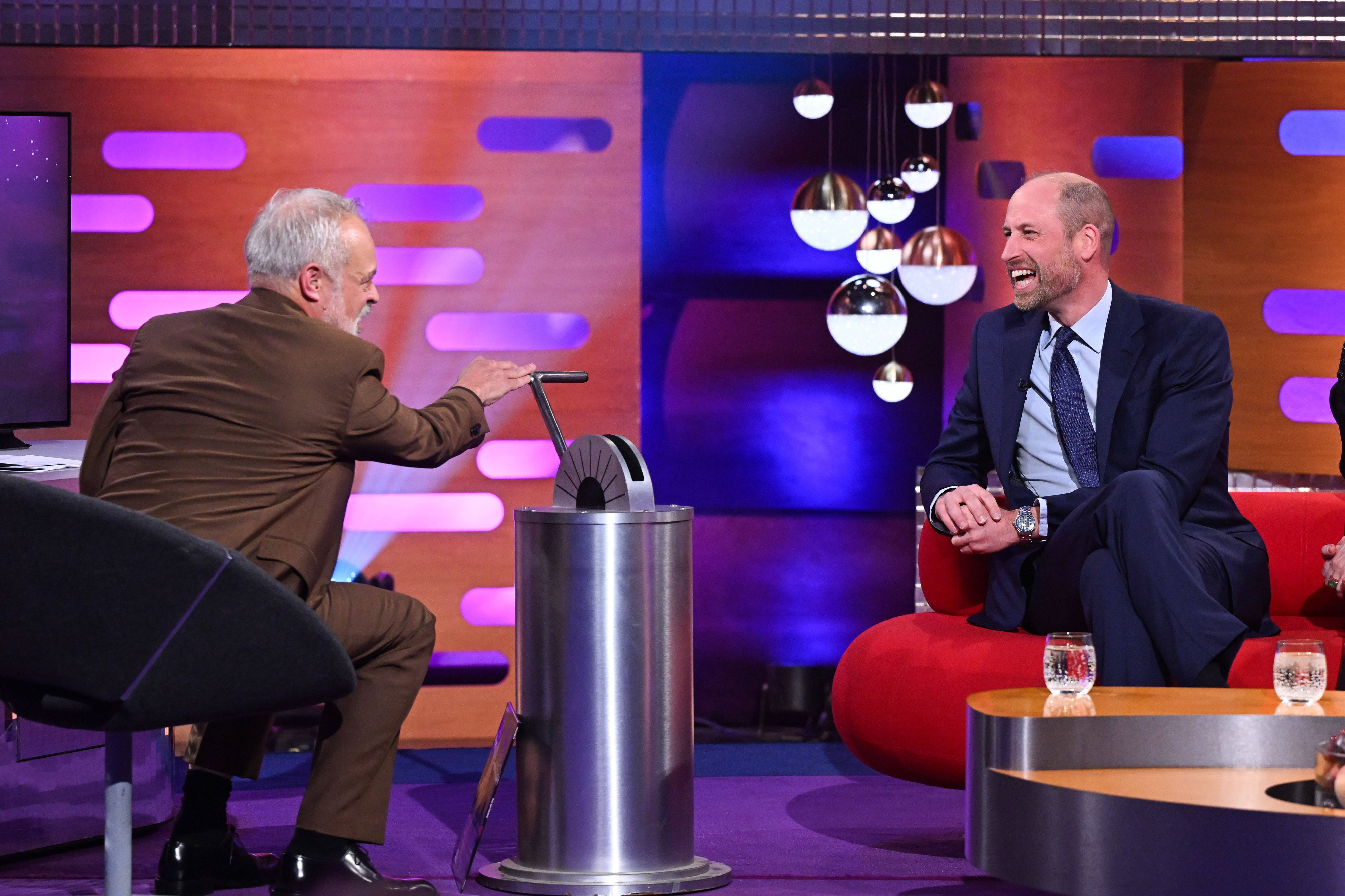 Heute.at - Das gab's noch nie! Prinz William zu Gast in Talkshow