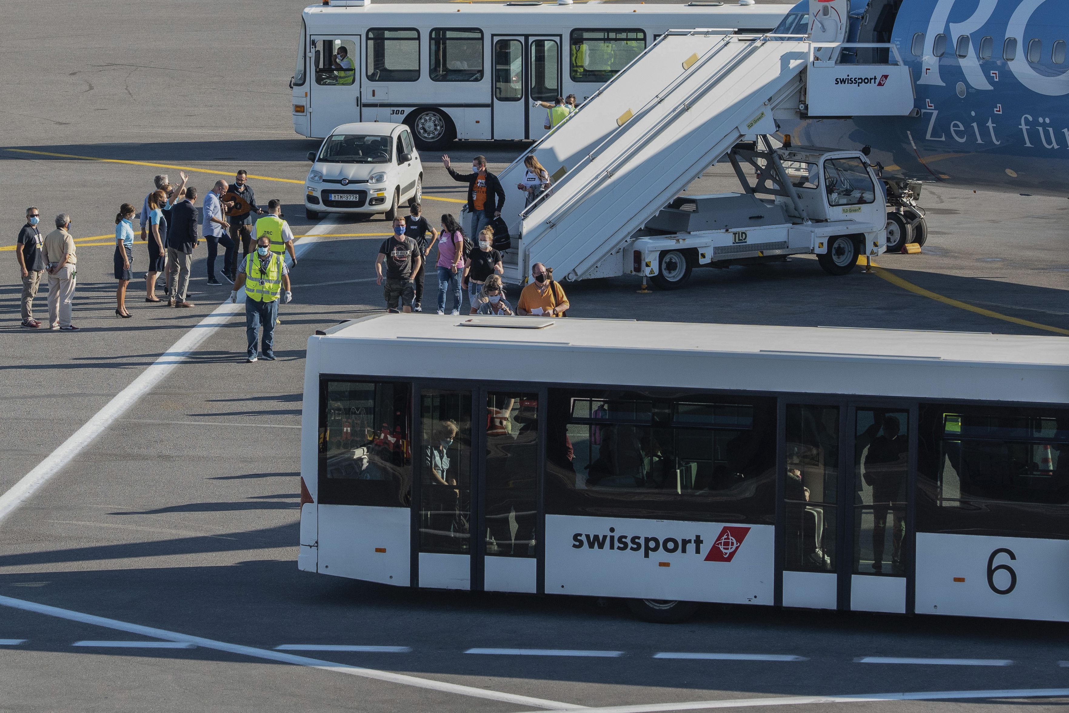 Der Unfall ereignete sich am Flughafen Heraklion.