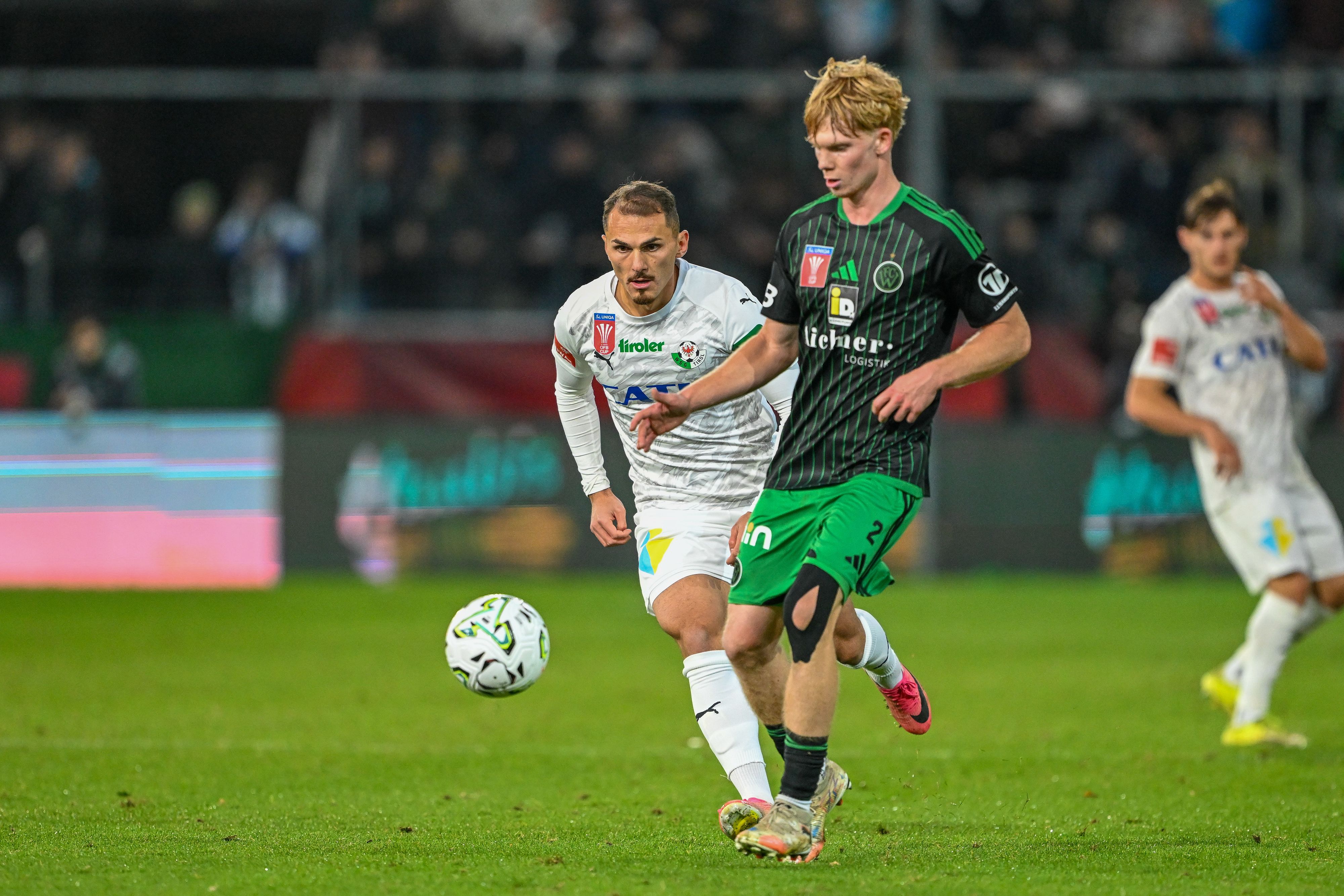 Wacker Innsbruck und die WSG Tirol treffen im ÖFB-Cup-Achtelfinale aufeinander. 